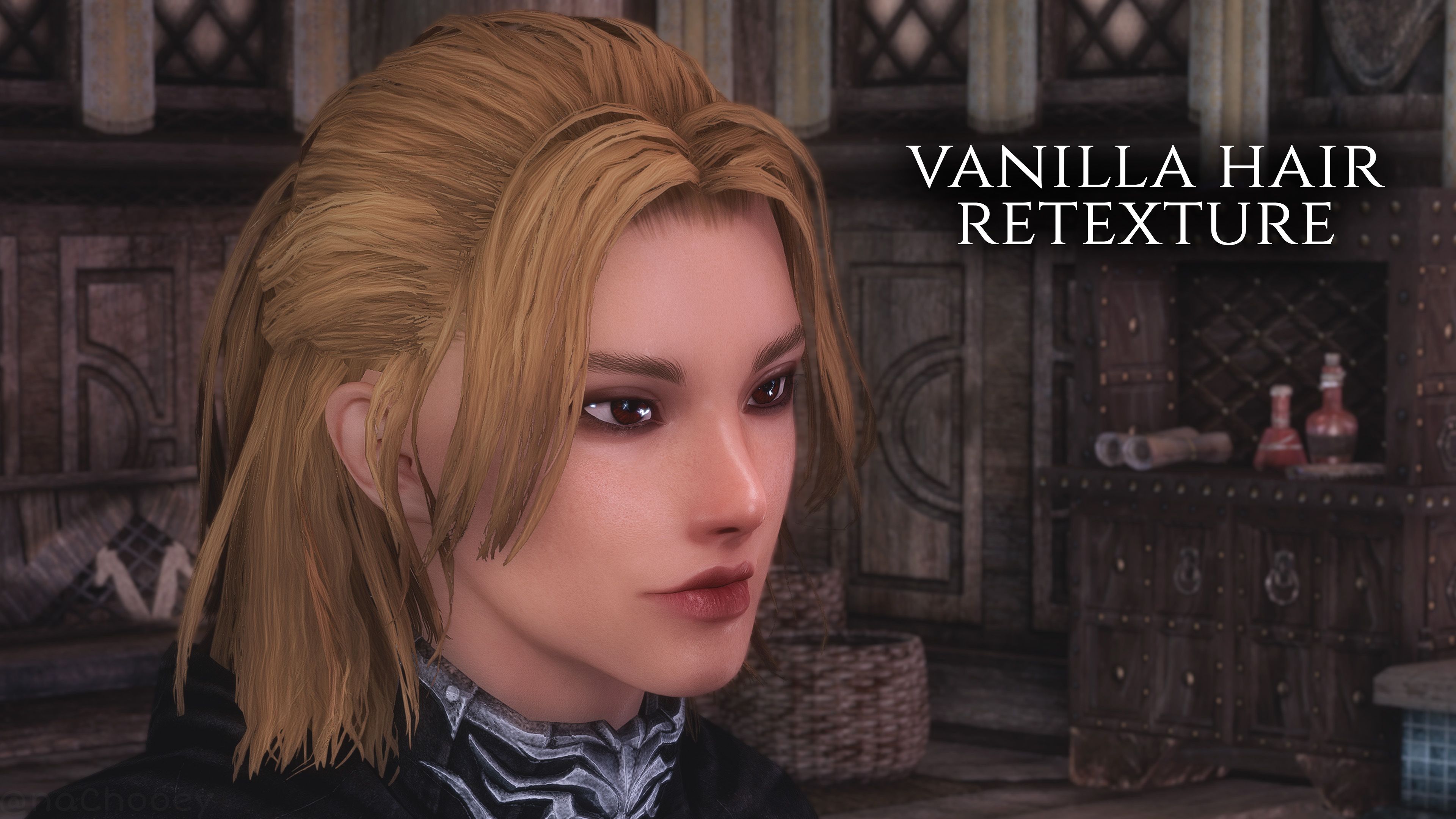 Chooey's KS Hairdos and Vanilla Hair Retexture mod for The Elder Scrolls V: Skyrim Special Edition