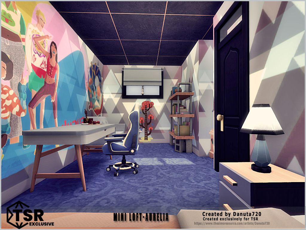 Mini Loft-Aurelia mod for The Sims 4 