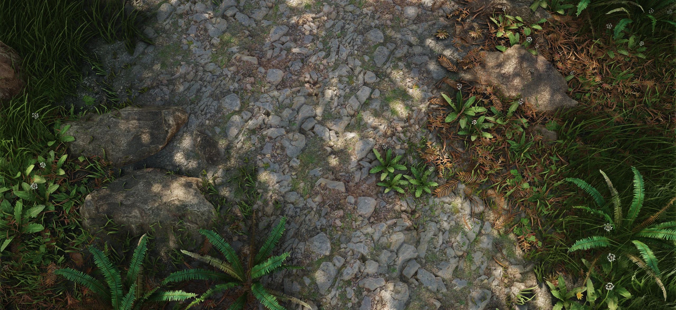 R - Rocky Mossy Complex Parallax for Northern Roads 2K-4k - CPM mod for The Elder Scrolls V: Skyrim Special Edition
