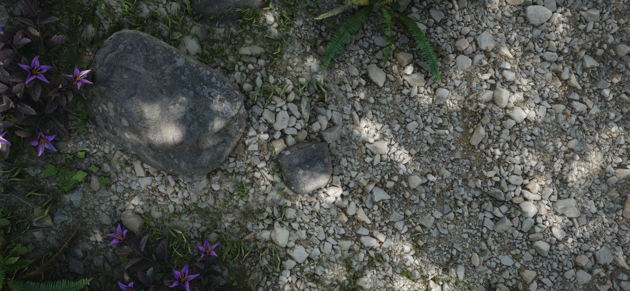 R - Rocky Mossy Complex Parallax for Northern Roads 2K-4k - CPM mod for The Elder Scrolls V: Skyrim Special Edition