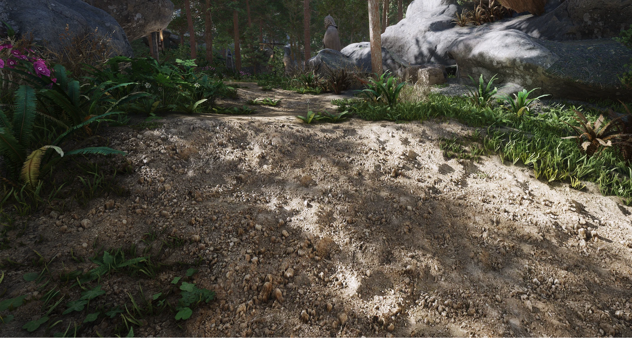 R - Rocky Mossy Complex Parallax for Northern Roads 2K-4k - CPM mod for The Elder Scrolls V: Skyrim Special Edition