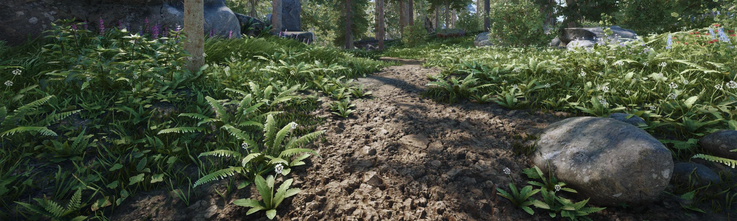 R - Rocky Mossy Complex Parallax for Northern Roads 2K-4k - CPM mod for The Elder Scrolls V: Skyrim Special Edition