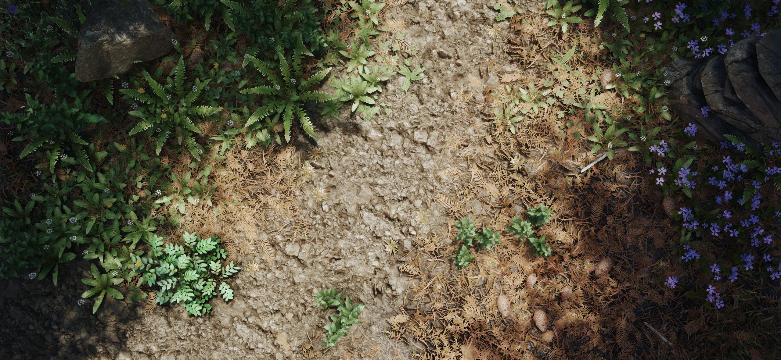 R - Rocky Mossy Complex Parallax for Northern Roads 2K-4k - CPM mod for The Elder Scrolls V: Skyrim Special Edition