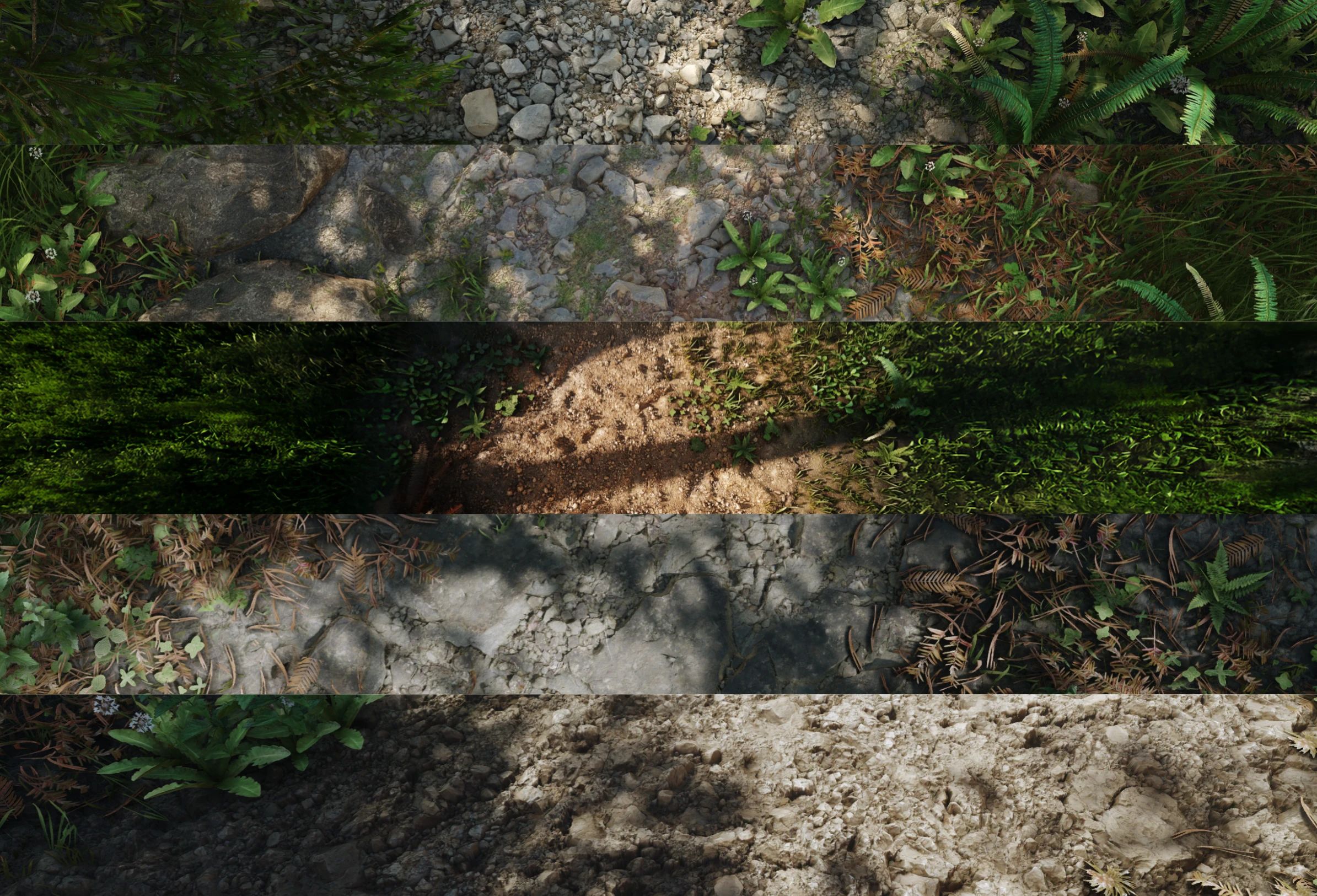 R - Rocky Mossy Complex Parallax for Northern Roads 2K-4k - CPM mod for The Elder Scrolls V: Skyrim Special Edition