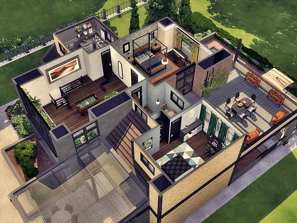 Villa Thomas mod for The Sims 4 