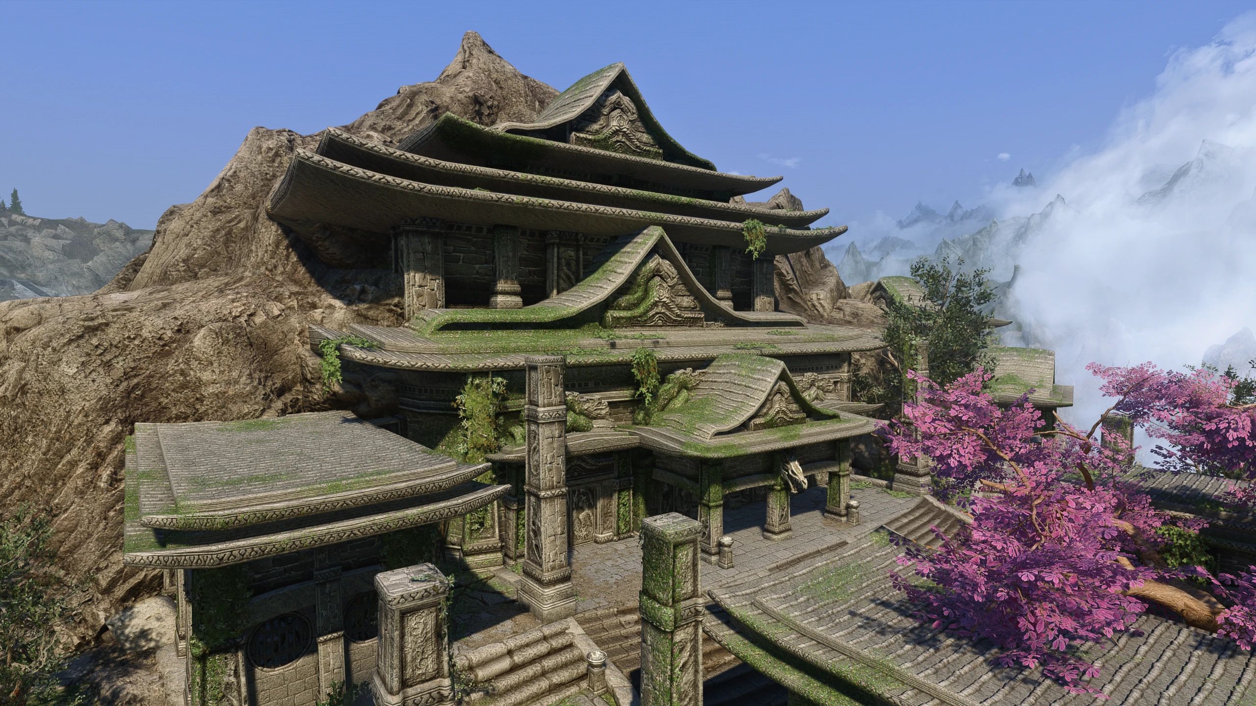 Riton's Skyhaven Temple mod for The Elder Scrolls V: Skyrim Special Edition
