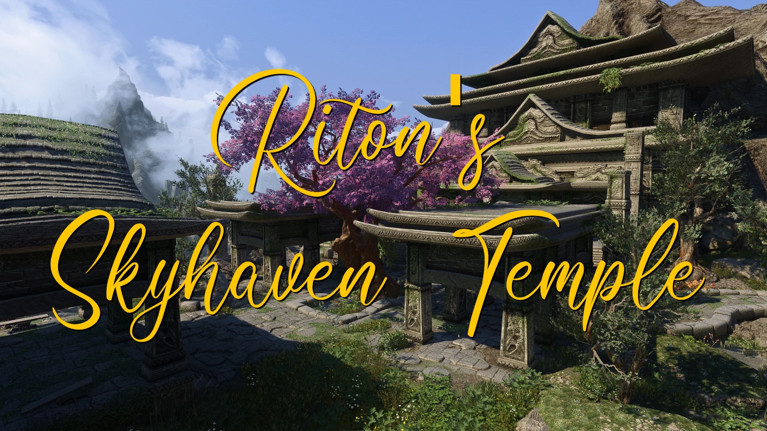 Riton's Skyhaven Temple mod for The Elder Scrolls V: Skyrim Special Edition