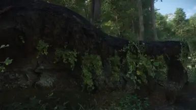 Dirt Cliffs Enhancement - High Quality Ivy mod for The Elder Scrolls V: Skyrim Special Edition