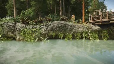 Dirt Cliffs Enhancement - High Quality Ivy mod for The Elder Scrolls V: Skyrim Special Edition