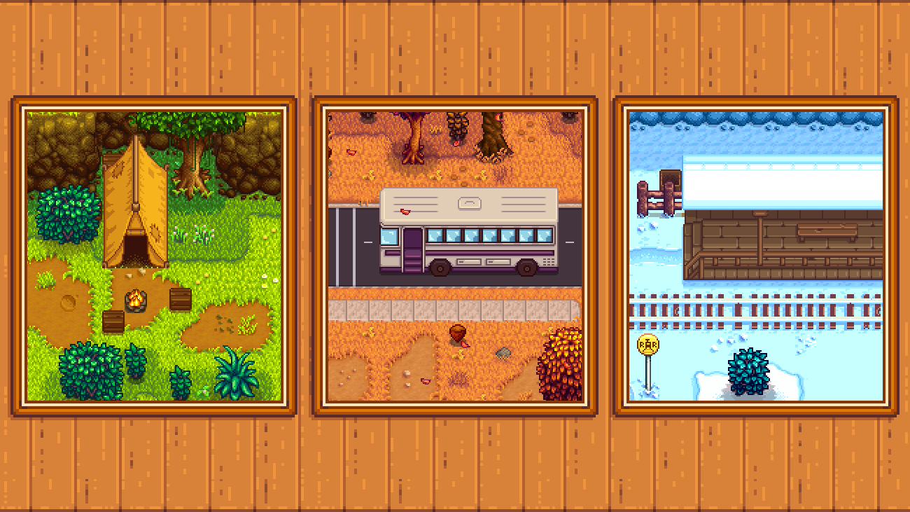 Elle's Town Buildings mod for Stardew Valley
