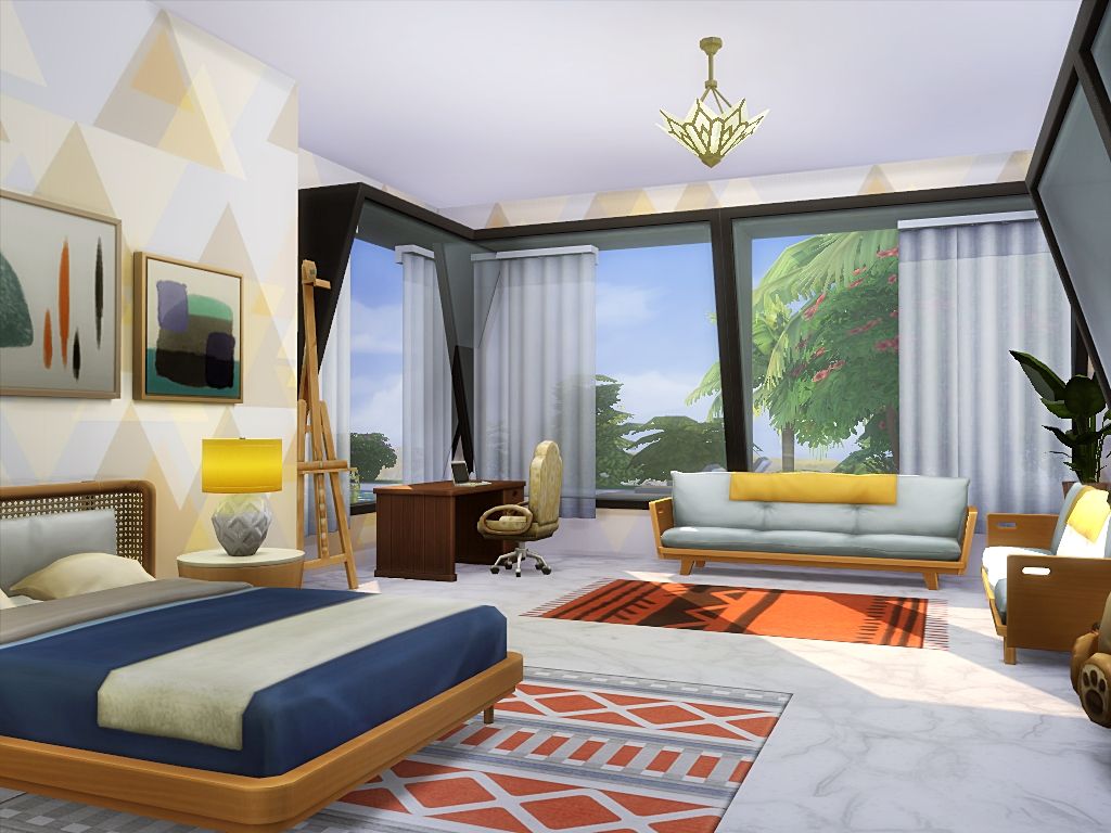 Rock Star Villa mod for The Sims 4 