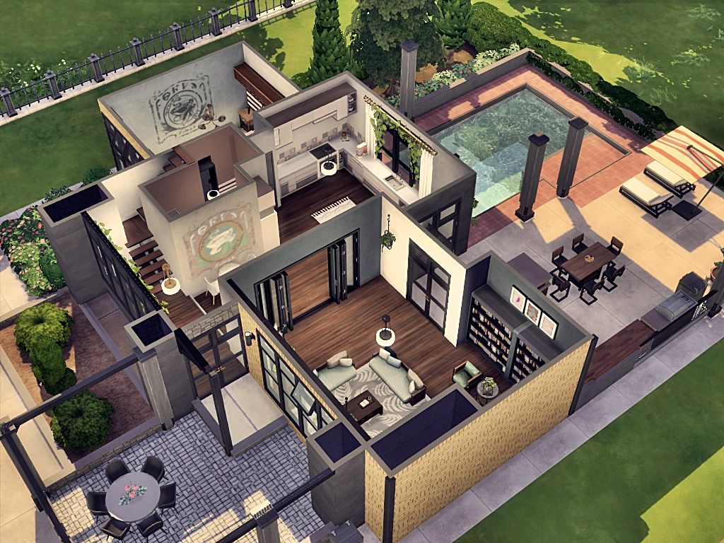 Villa Thomas mod for The Sims 4 
