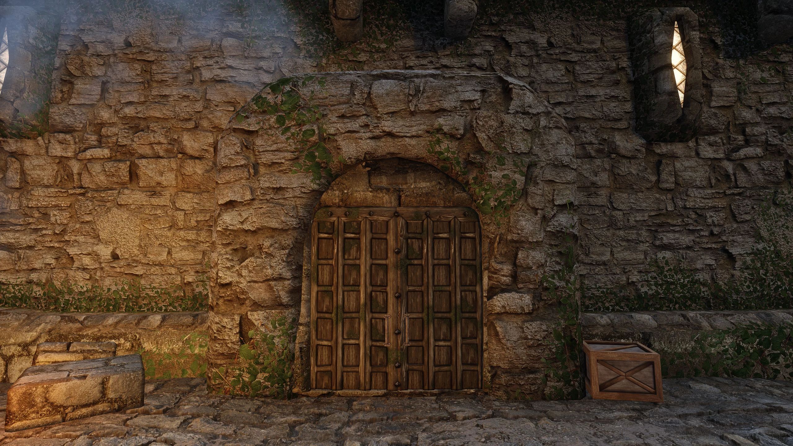 Imperial stone door uv fix mod for The Elder Scrolls V: Skyrim Special Edition
