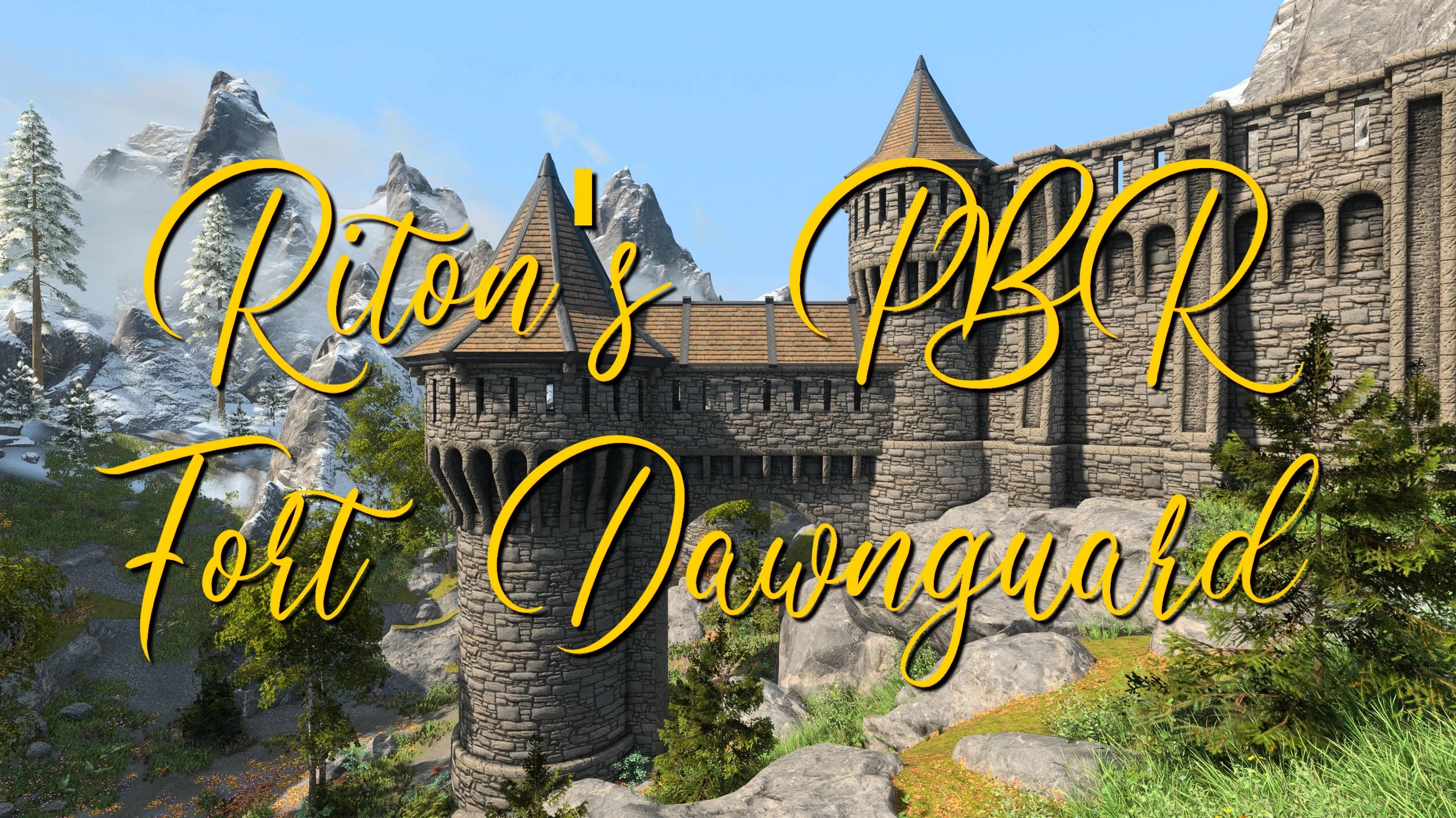 Riton's PBR fort dawnguard mod for The Elder Scrolls V: Skyrim Special Edition