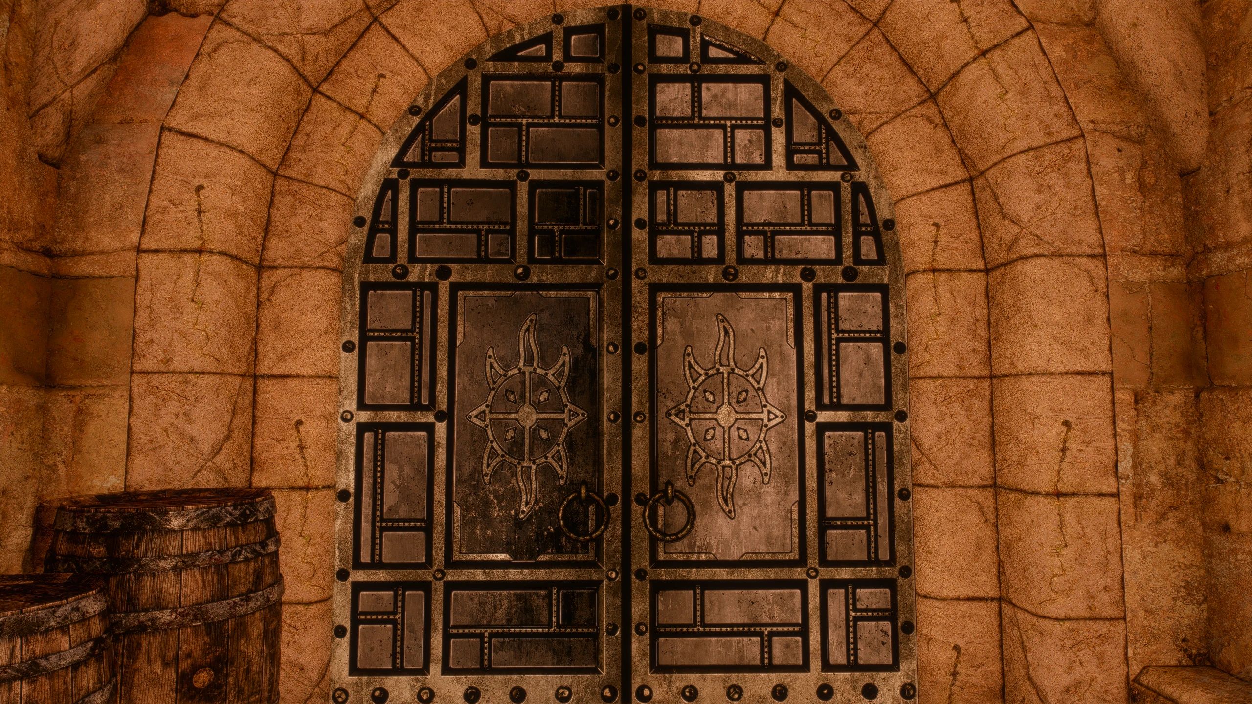 Praedy's Fort Dawnguard Door - PBR mod for The Elder Scrolls V: Skyrim Special Edition