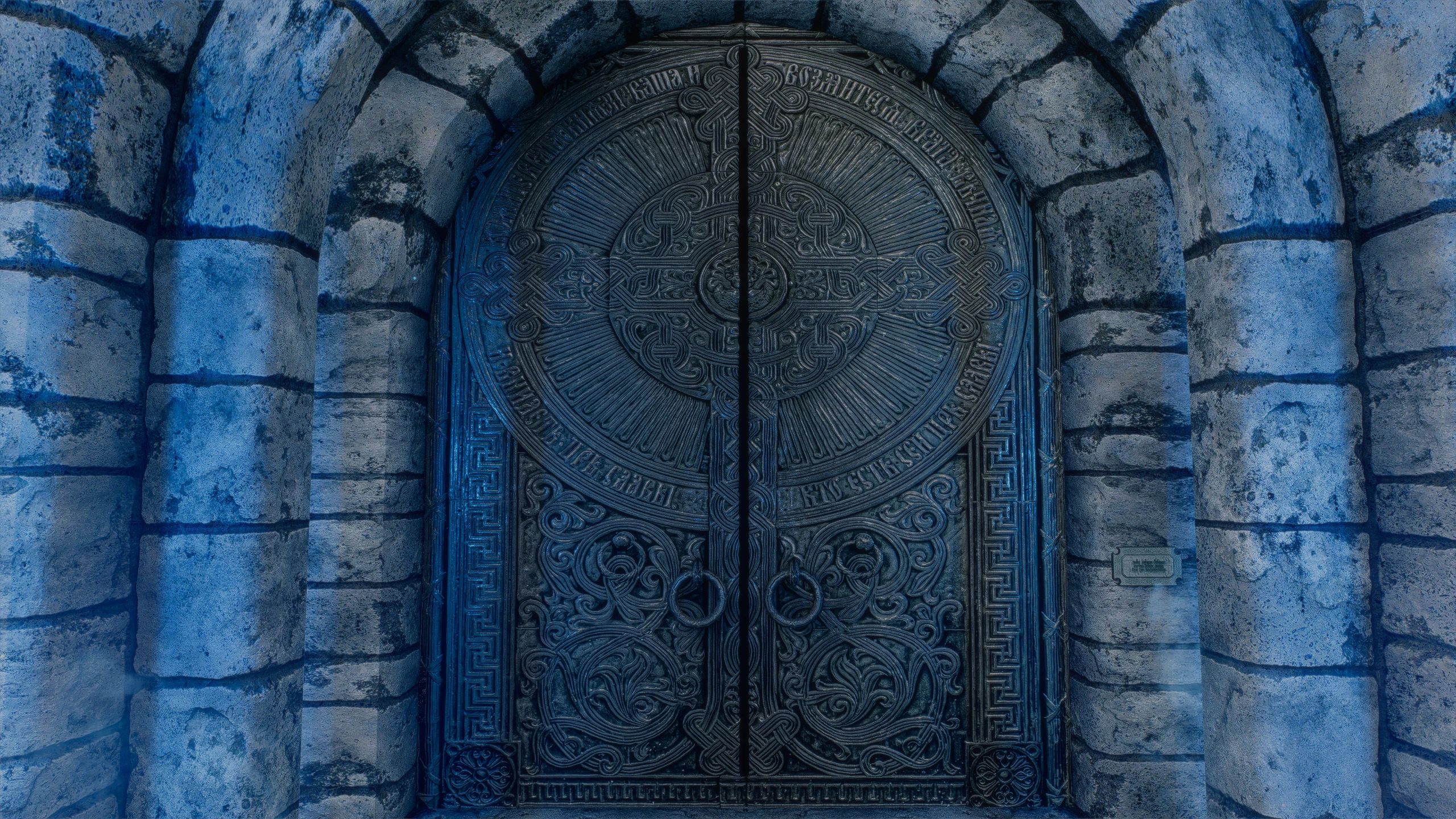 Mrf's College of Winterhold Gate - PBR mod for The Elder Scrolls V: Skyrim Special Edition