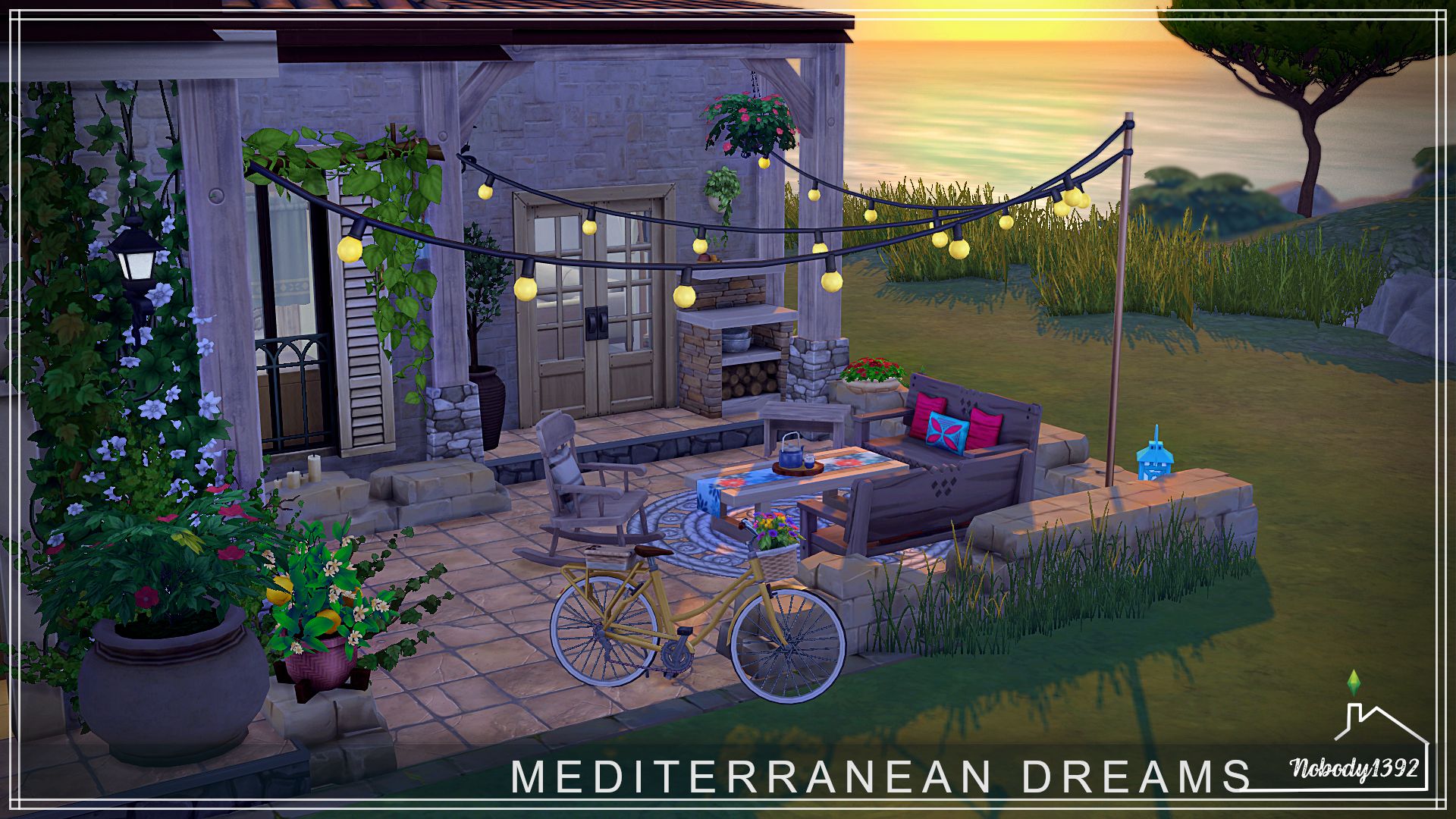 Mediterranean Dreams (No CC!) mod for The Sims 4 