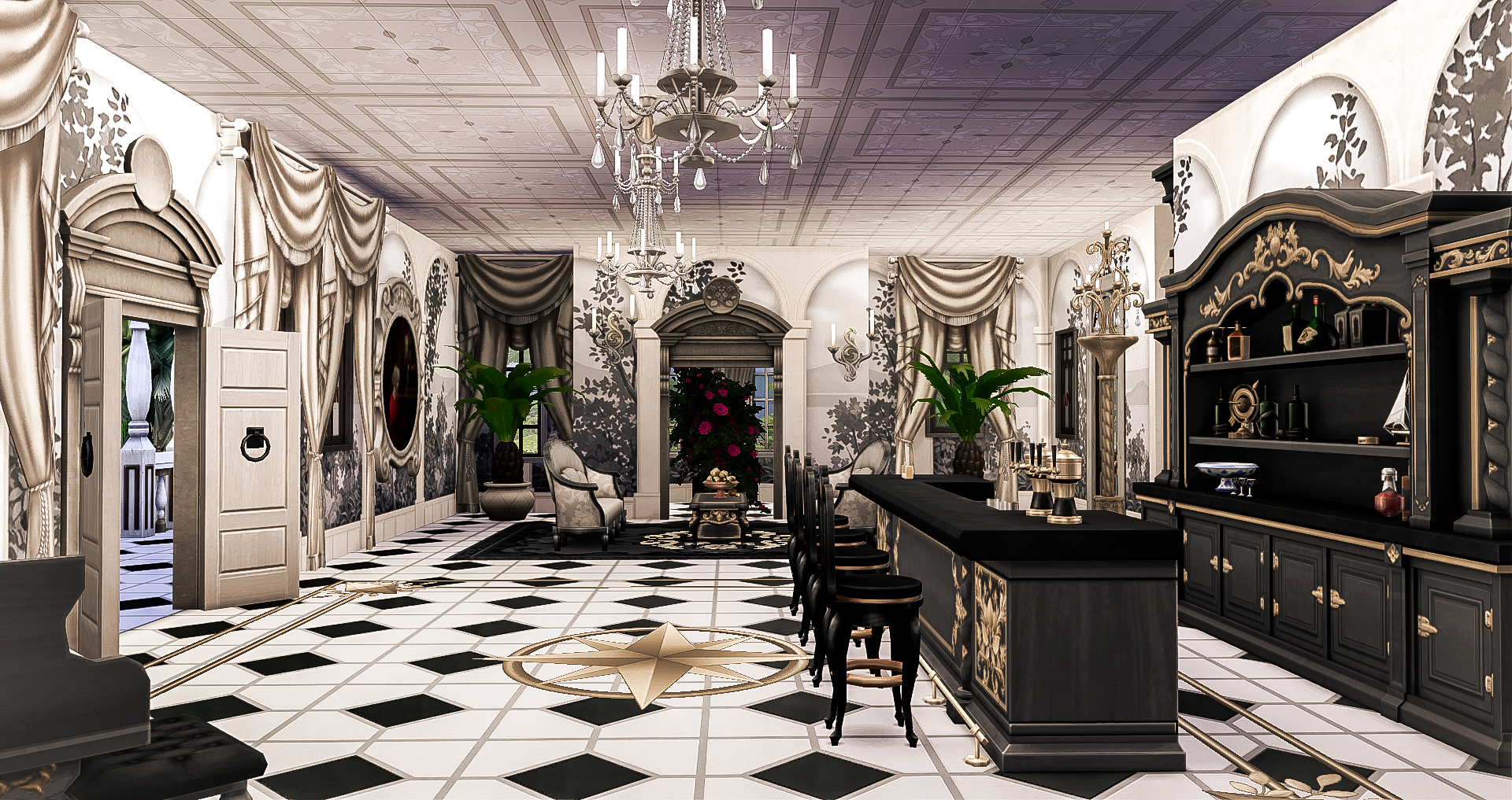 Royal Palace mod for The Sims 4 