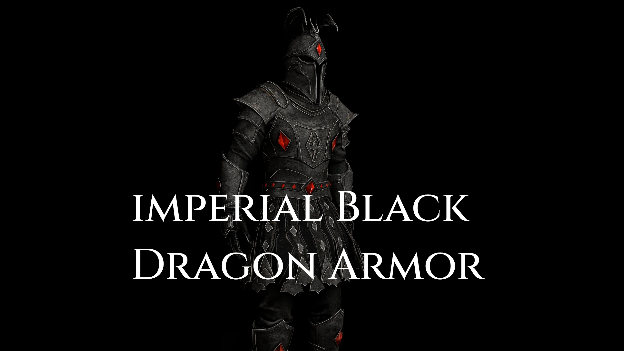 Imperial Black Dragon Armor mod for The Elder Scrolls V: Skyrim Special Edition