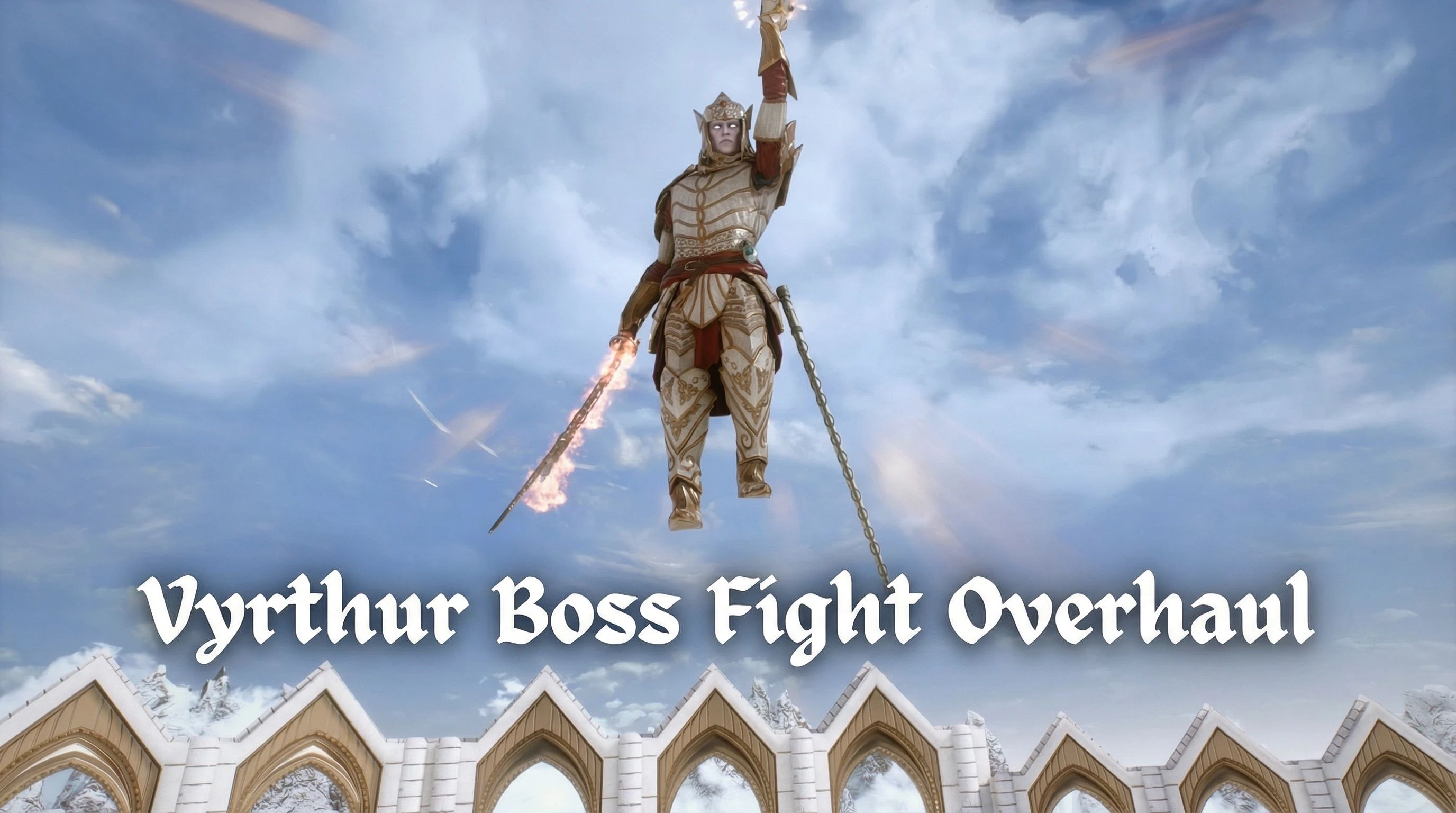 Vyrthur Boss Fight Overhaul mod for The Elder Scrolls V: Skyrim Special Edition
