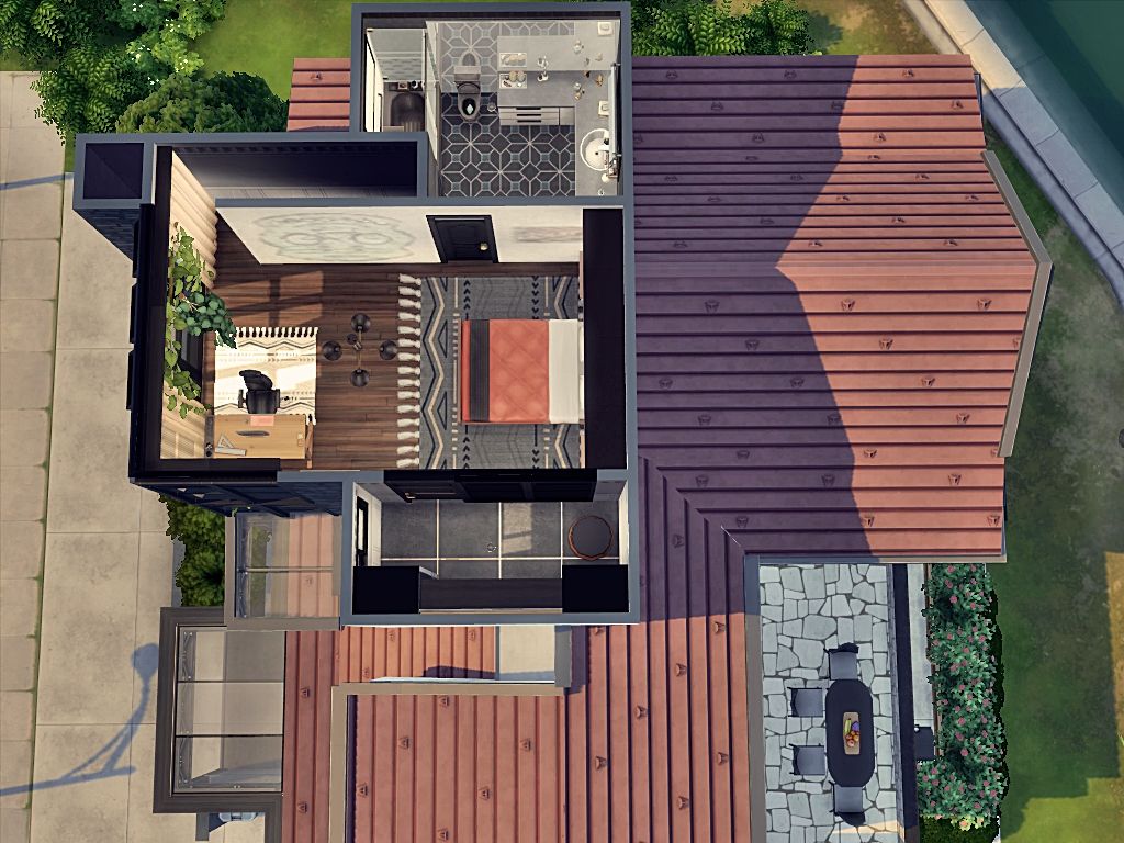 Mini Loft-Aurelia mod for The Sims 4 