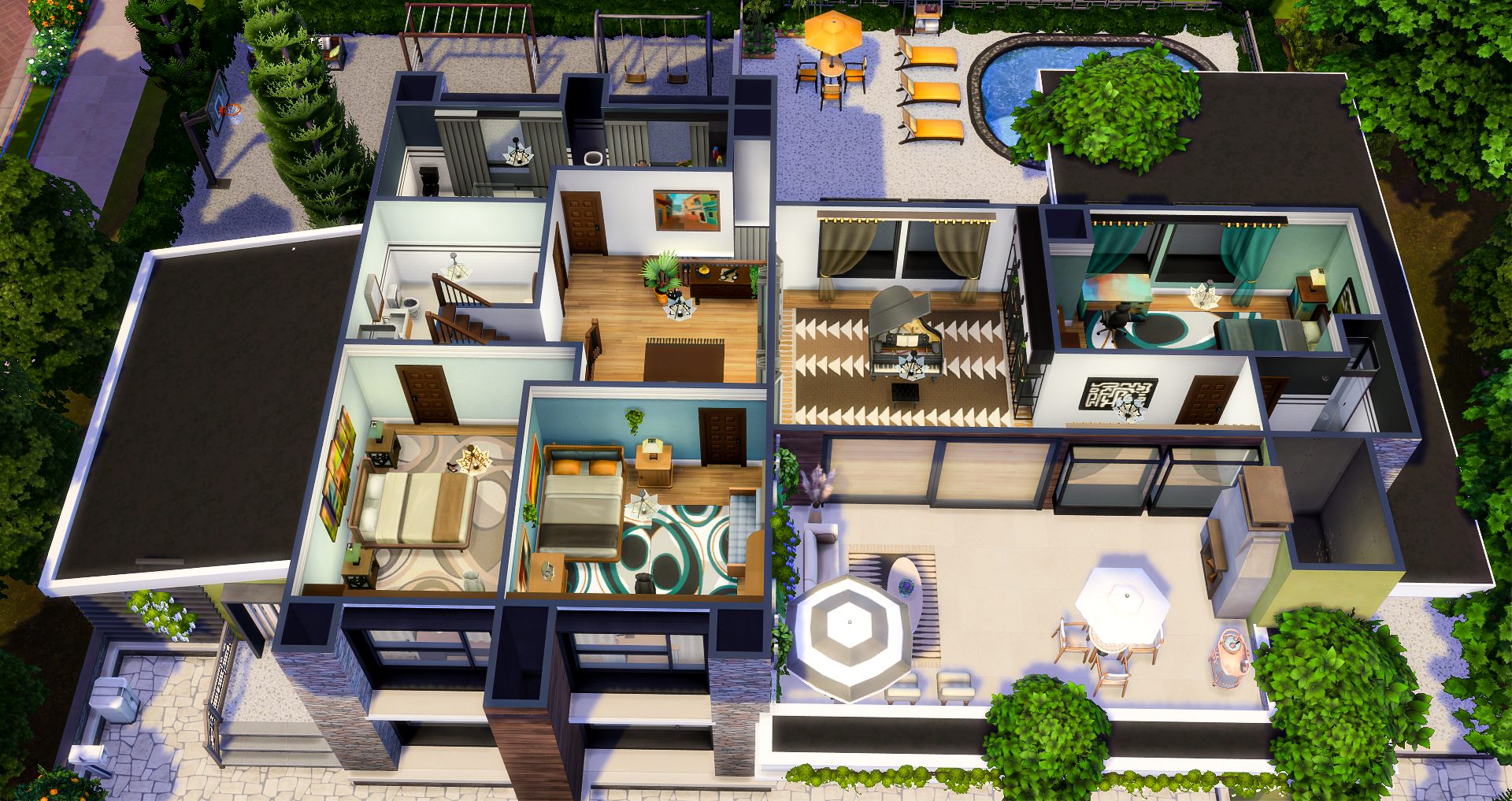 GGM Exclusive - Luxury family home mod for The Sims 4 