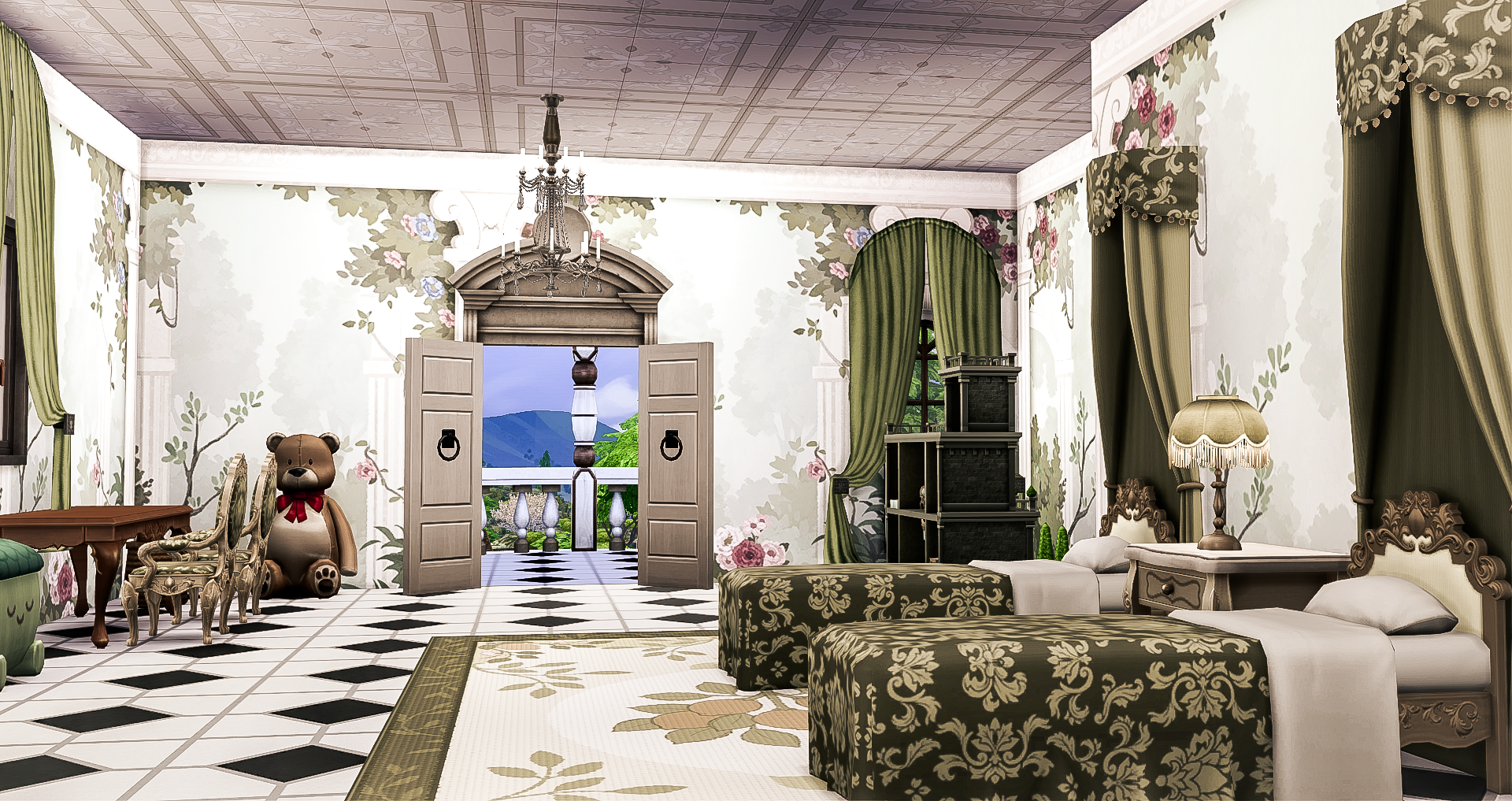 Royal Palace mod for The Sims 4 