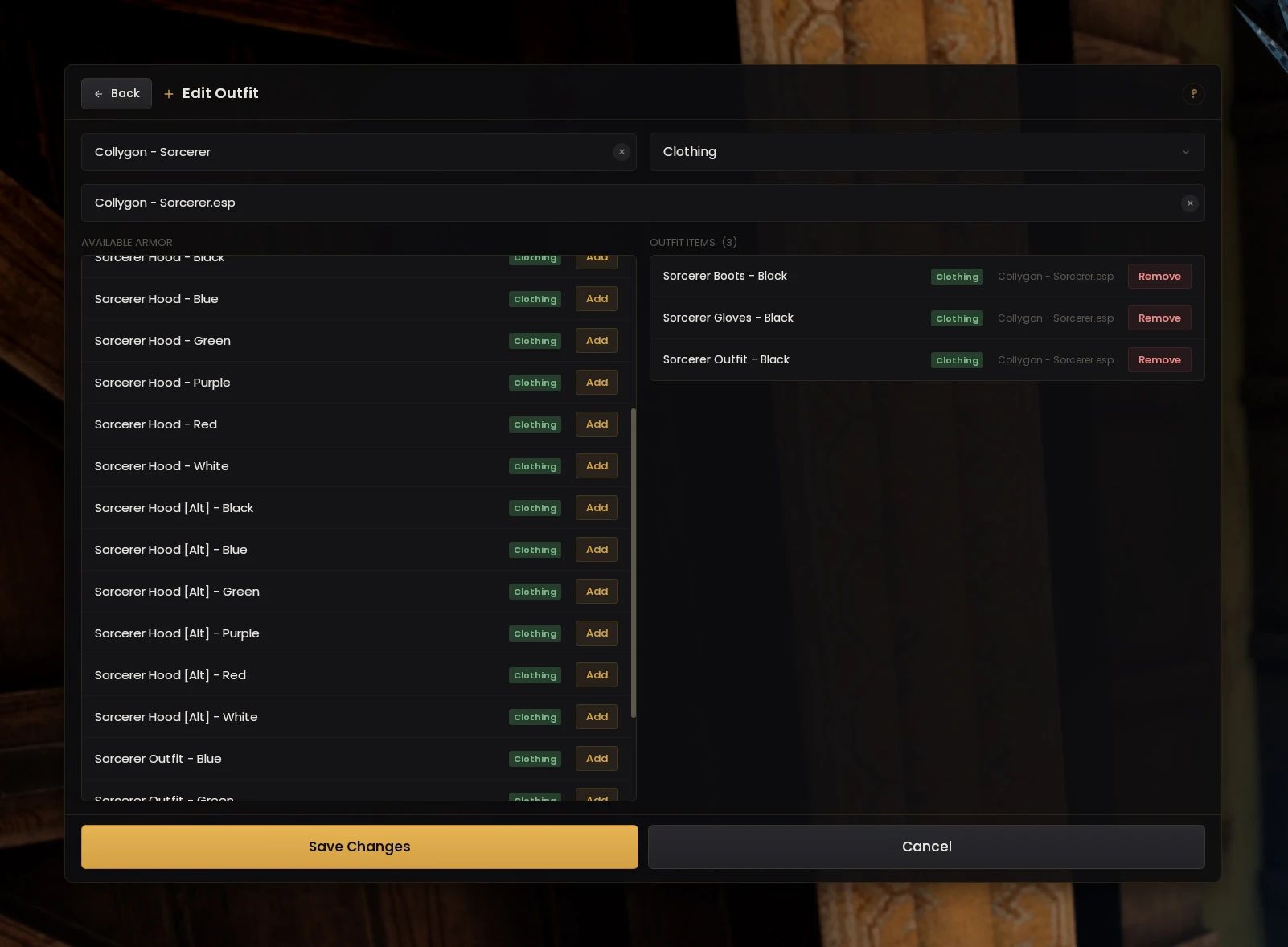 Tailor - AE - SE - VR - Unified Plugin mod for The Elder Scrolls V: Skyrim Special Edition