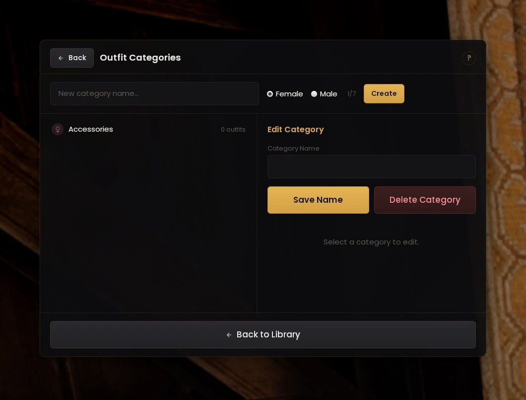 Tailor - AE - SE - VR - Unified Plugin mod for The Elder Scrolls V: Skyrim Special Edition