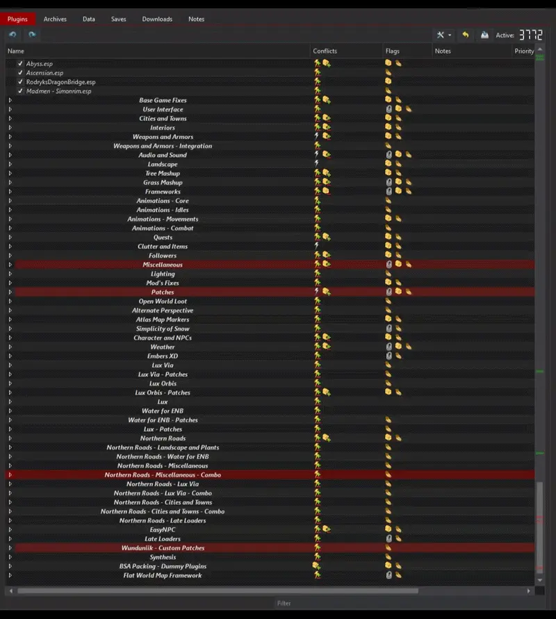 Bethesda Plugin Manager - Extended mod for The Elder Scrolls V: Skyrim Special Edition