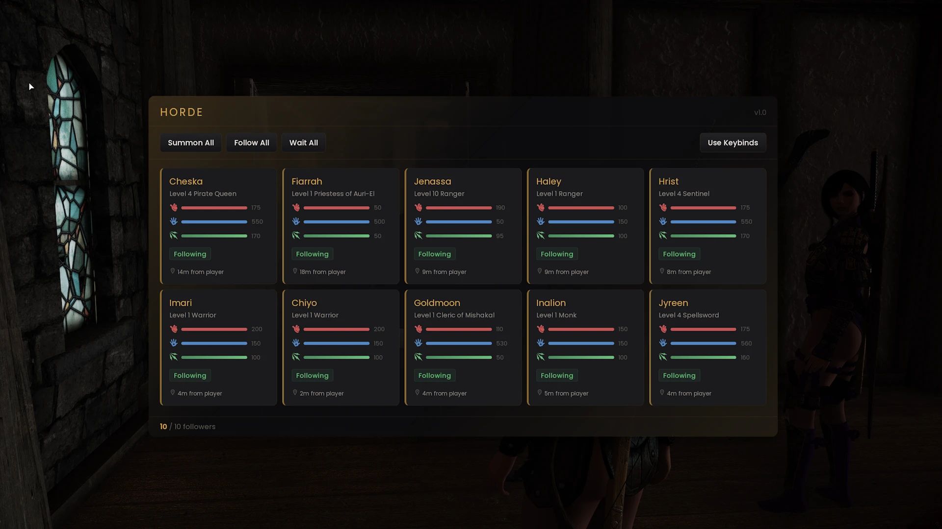 Horde - A Light-Weight Follower Management System mod for The Elder Scrolls V: Skyrim Special Edition