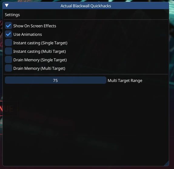 Actual Blackwall Quickhacks mod for Cyberpunk 2077