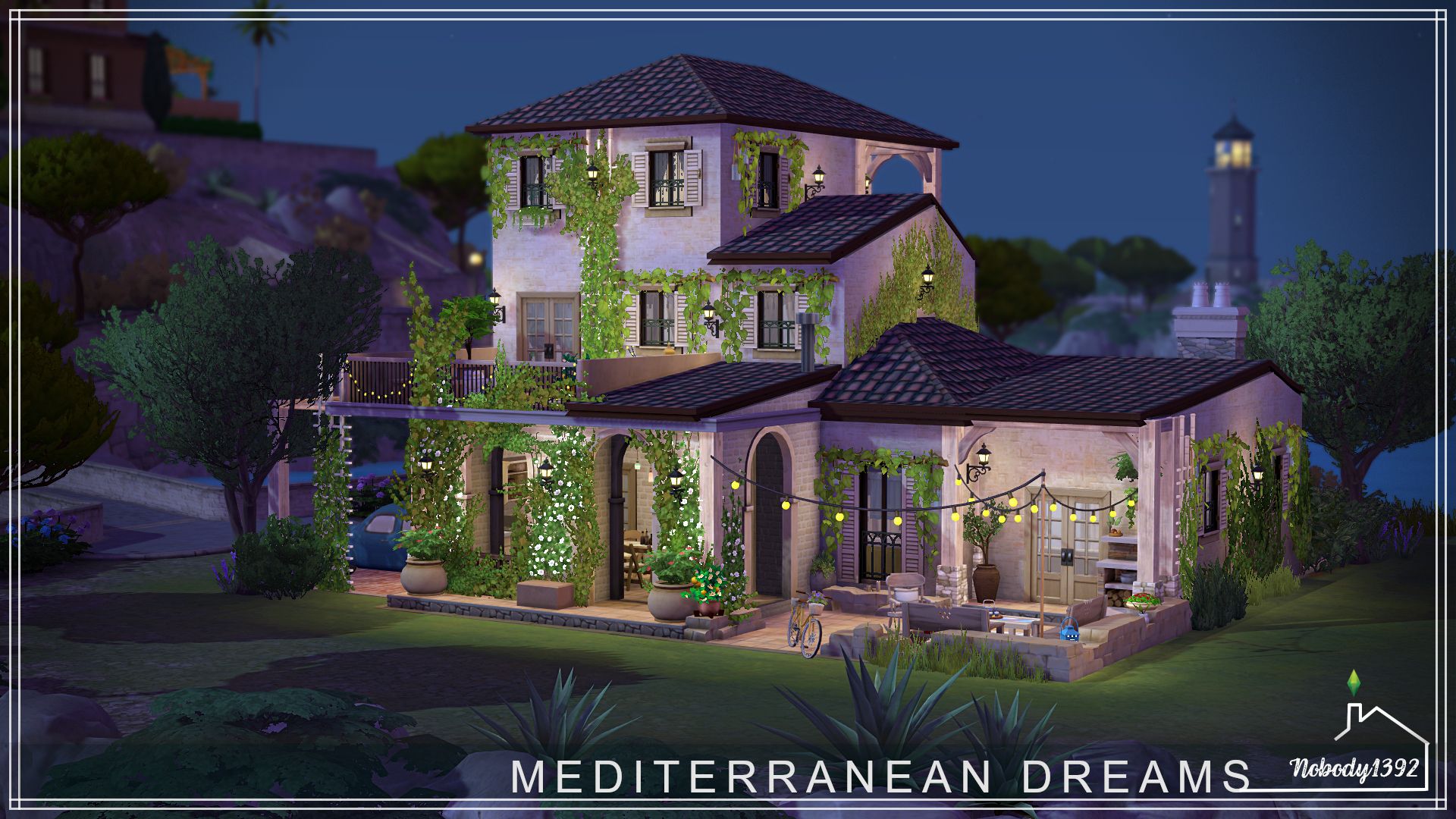 Mediterranean Dreams (No CC!) mod for The Sims 4 