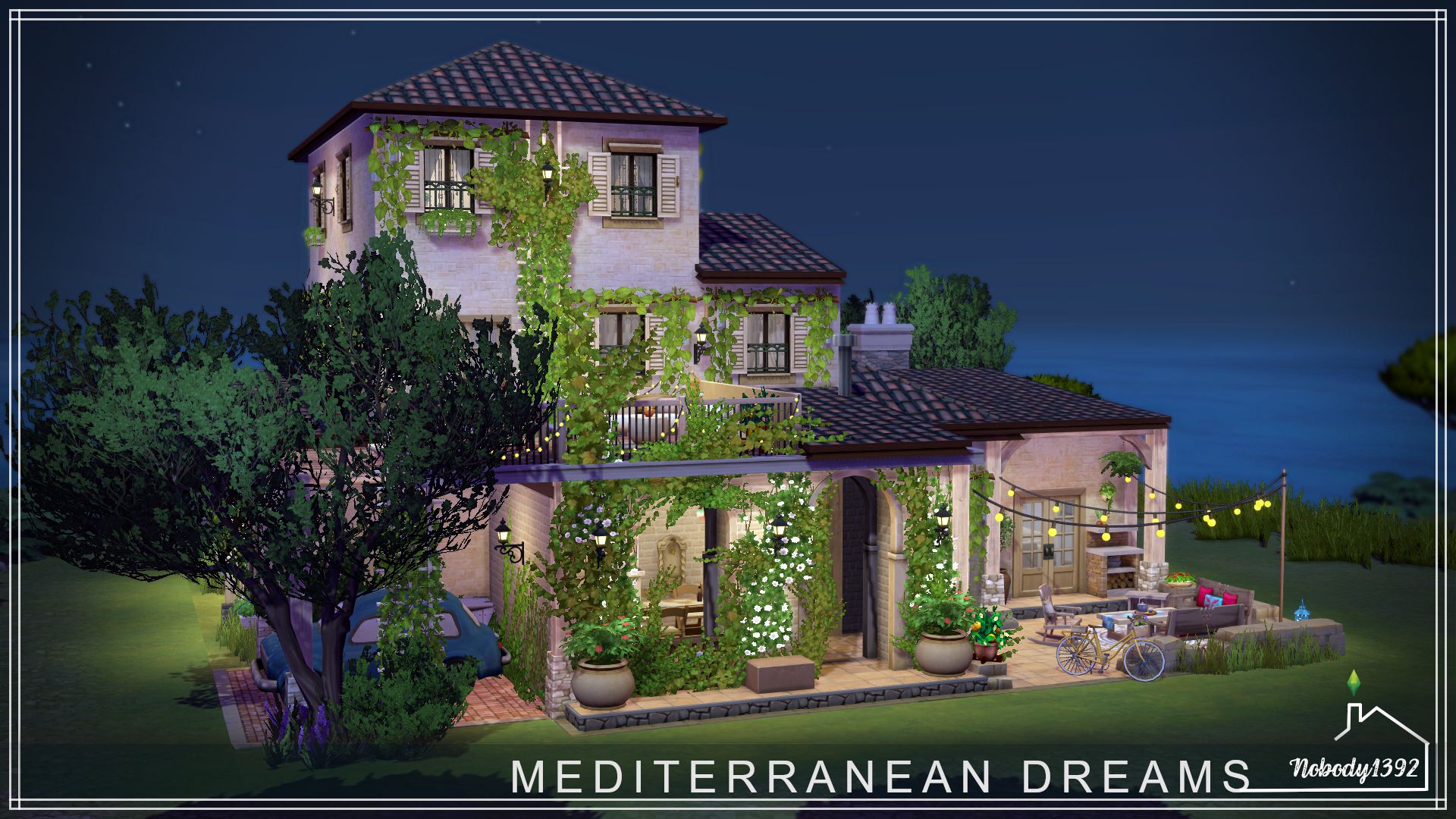 Mediterranean Dreams (No CC!) mod for The Sims 4 