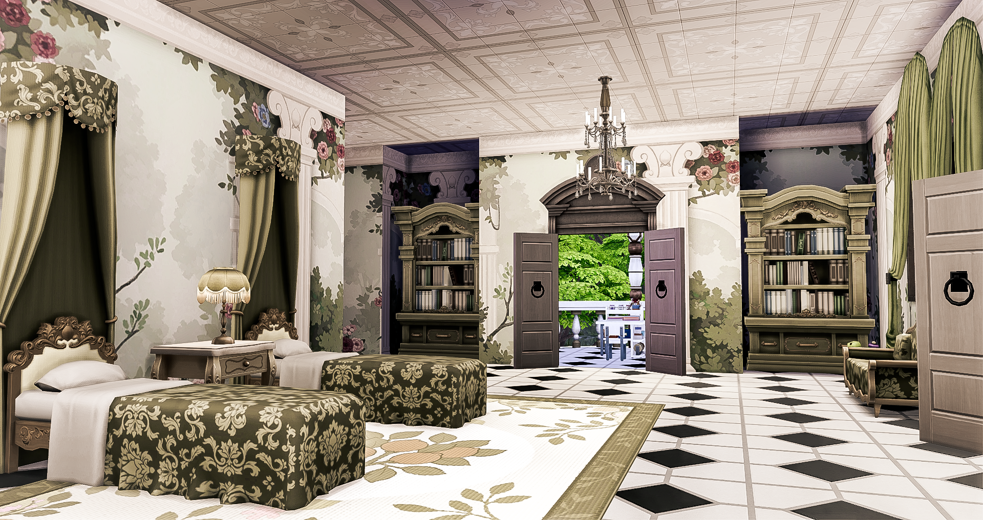 Royal Palace mod for The Sims 4 