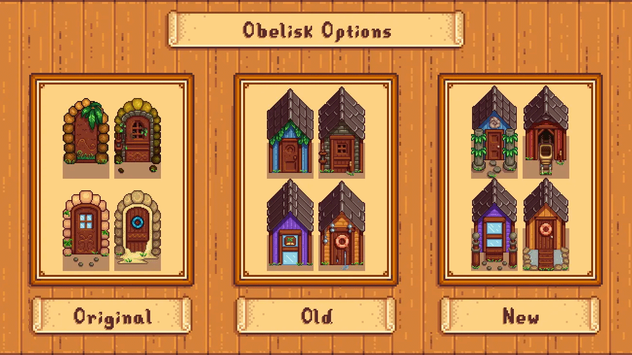 Elle's Seasonal Buildings mod for Stardew Valley