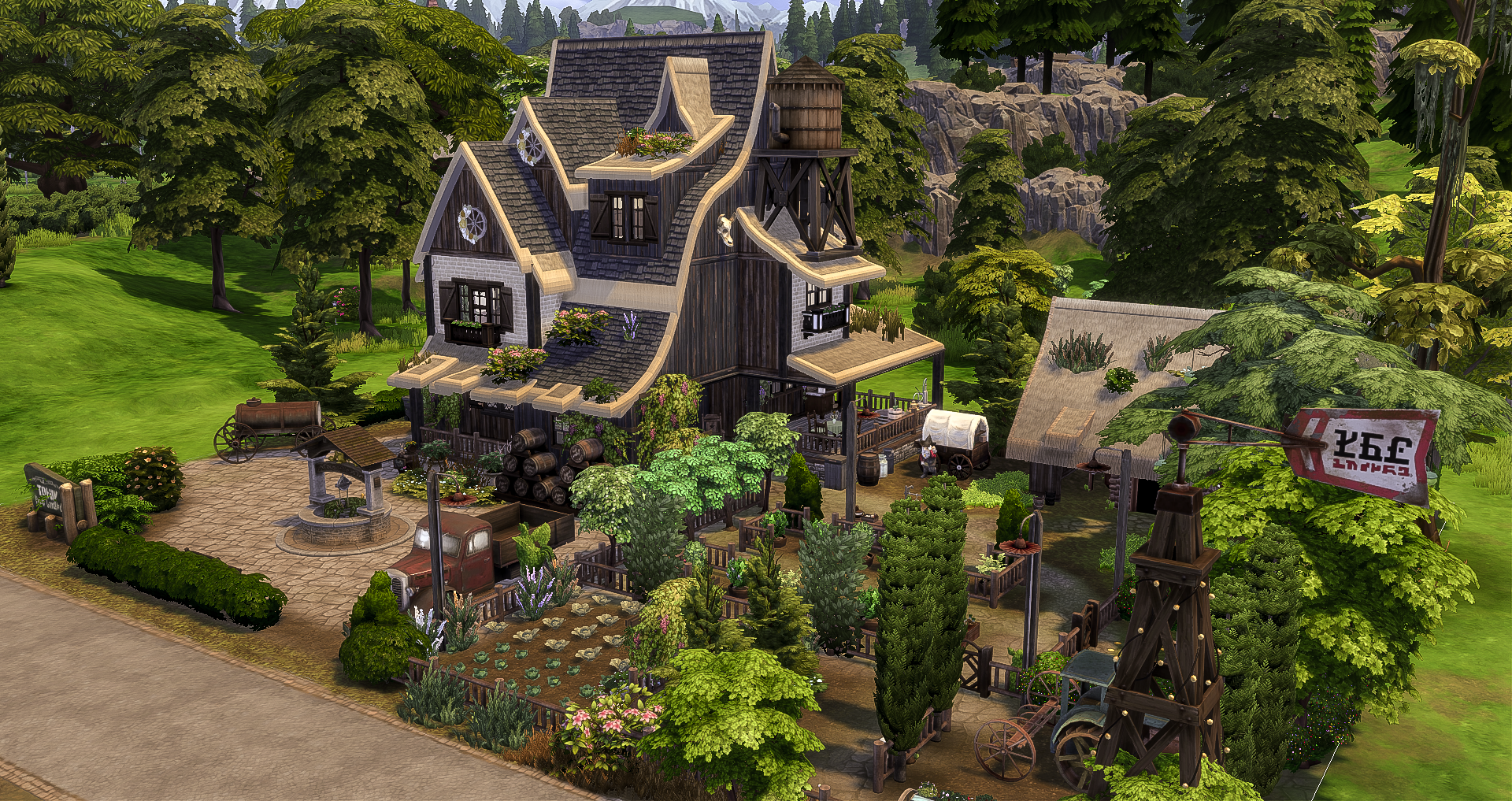 Country Estate (GGM Exclusive) mod for The Sims 4 