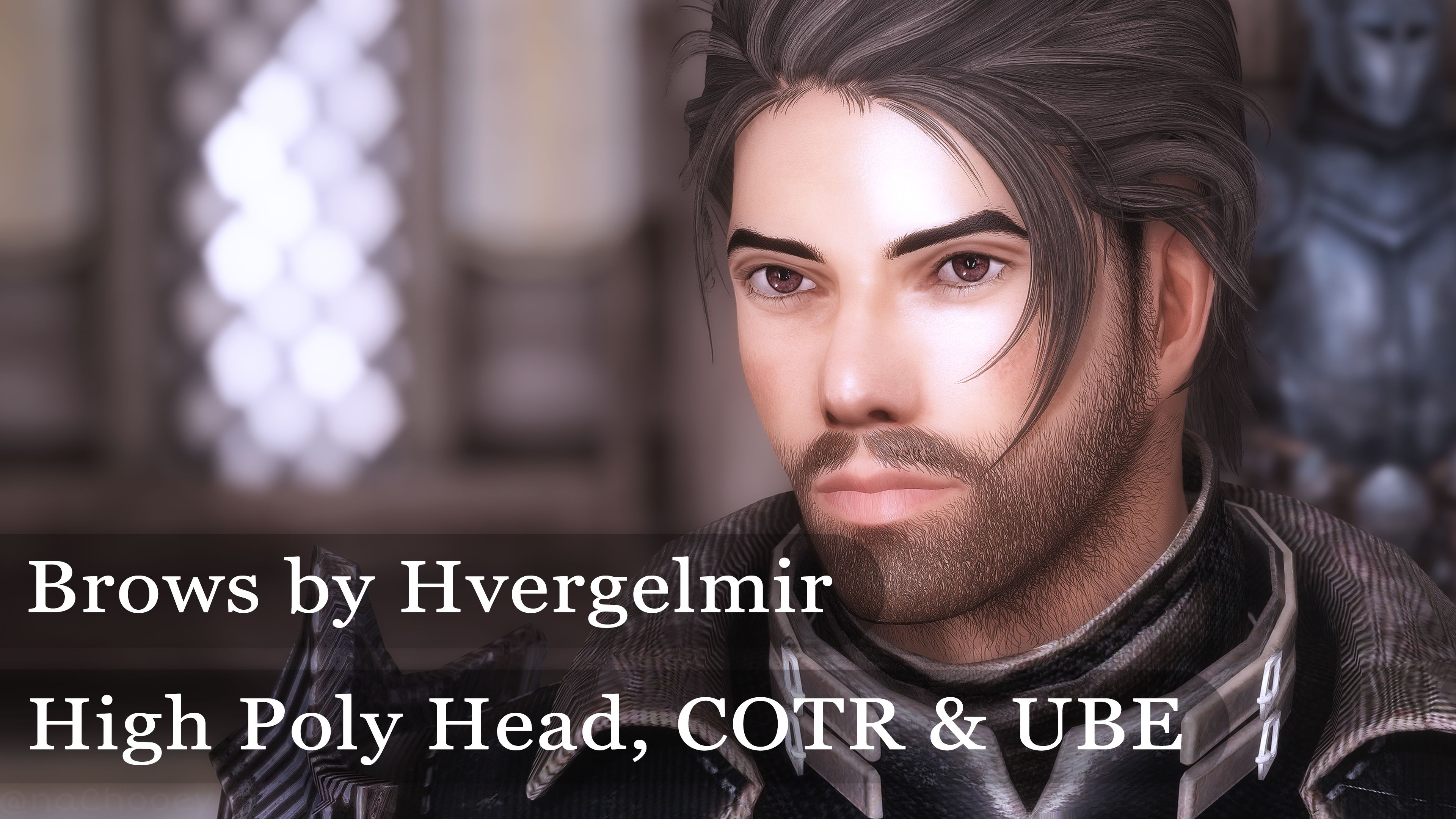 Brows by Hvergelmir for High Poly Head - COTR - UBE mod for The Elder Scrolls V: Skyrim Special Edition