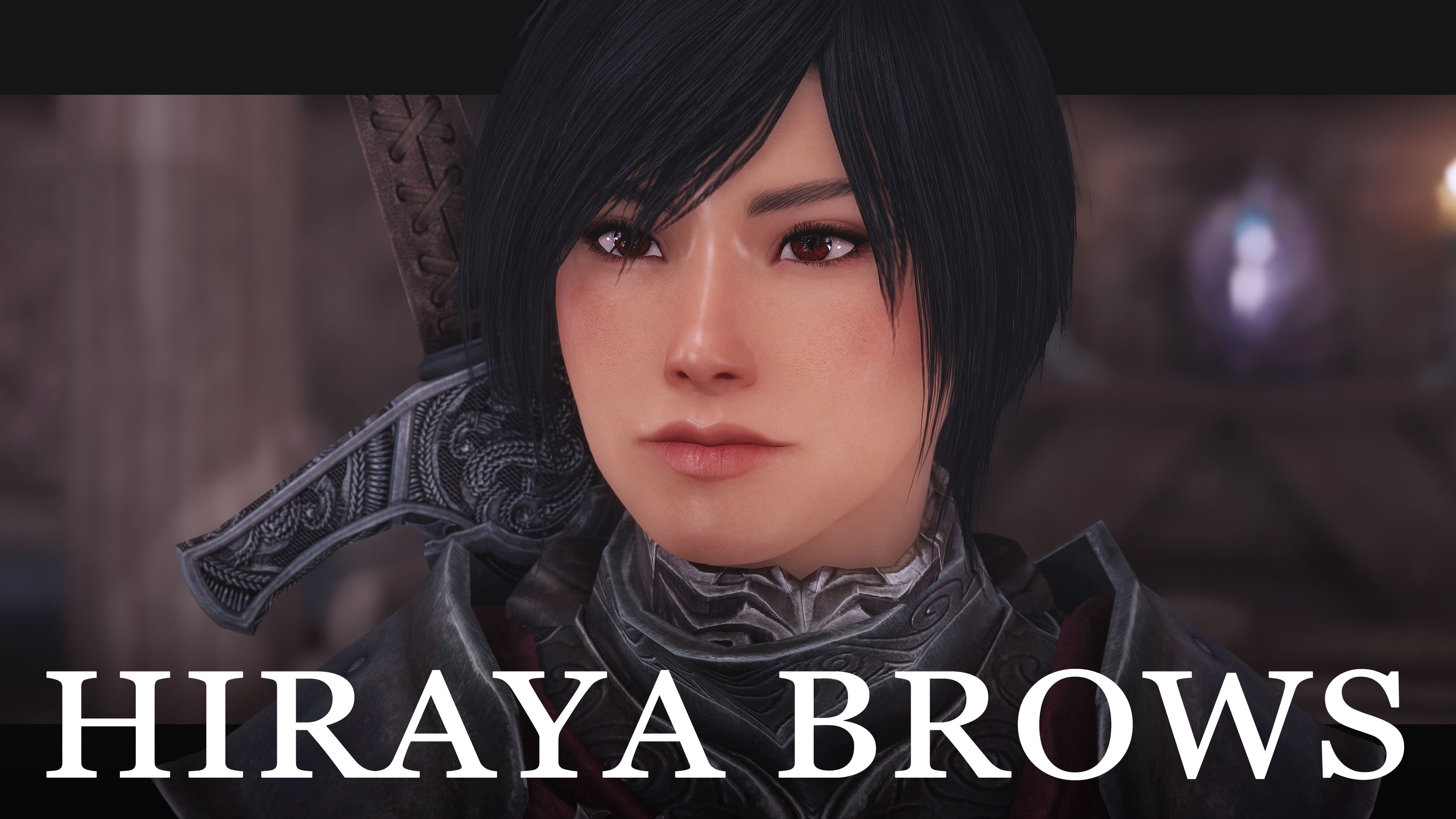 Hiraya Brows for High Poly Head mod for The Elder Scrolls V: Skyrim Special Edition