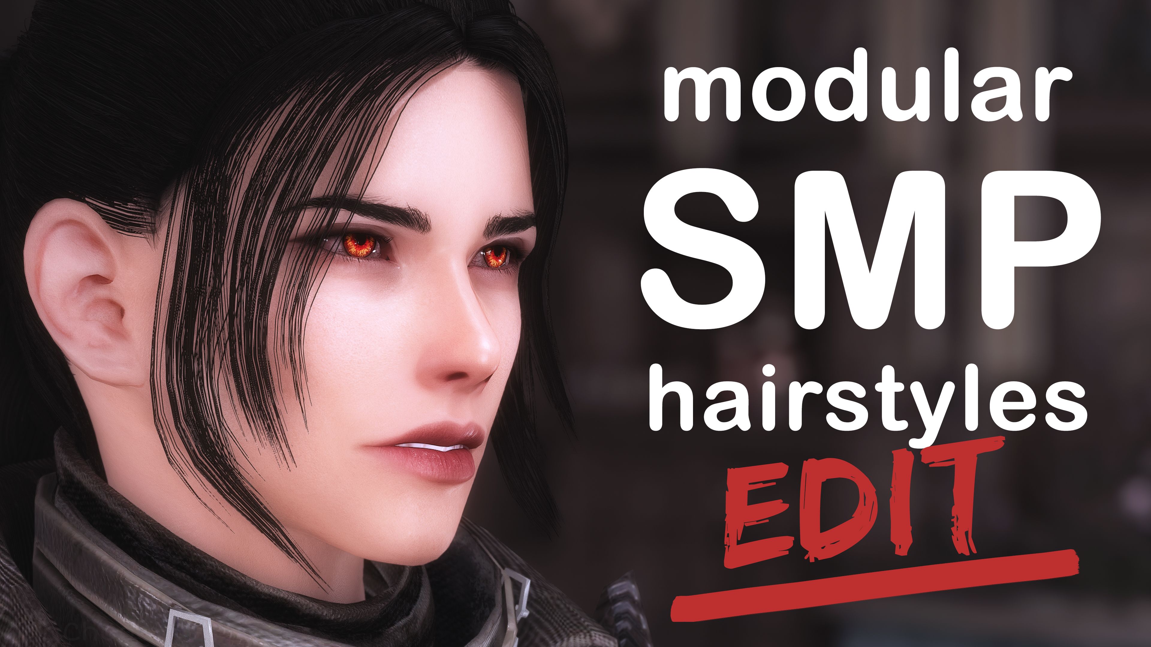 Chooey's Modular SMP Hairstyles Edit mod for The Elder Scrolls V: Skyrim Special Edition