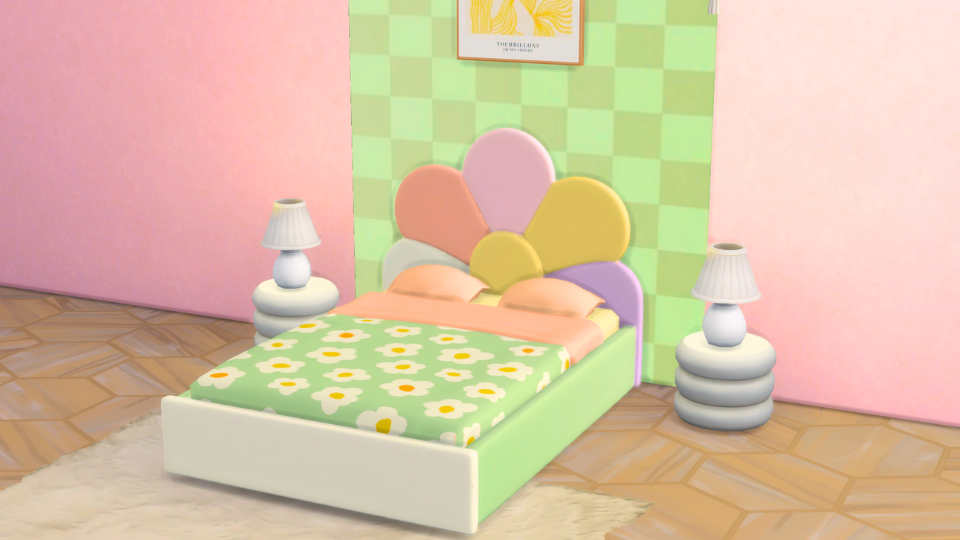 Spring Flower Bed mod for The Sims 4 