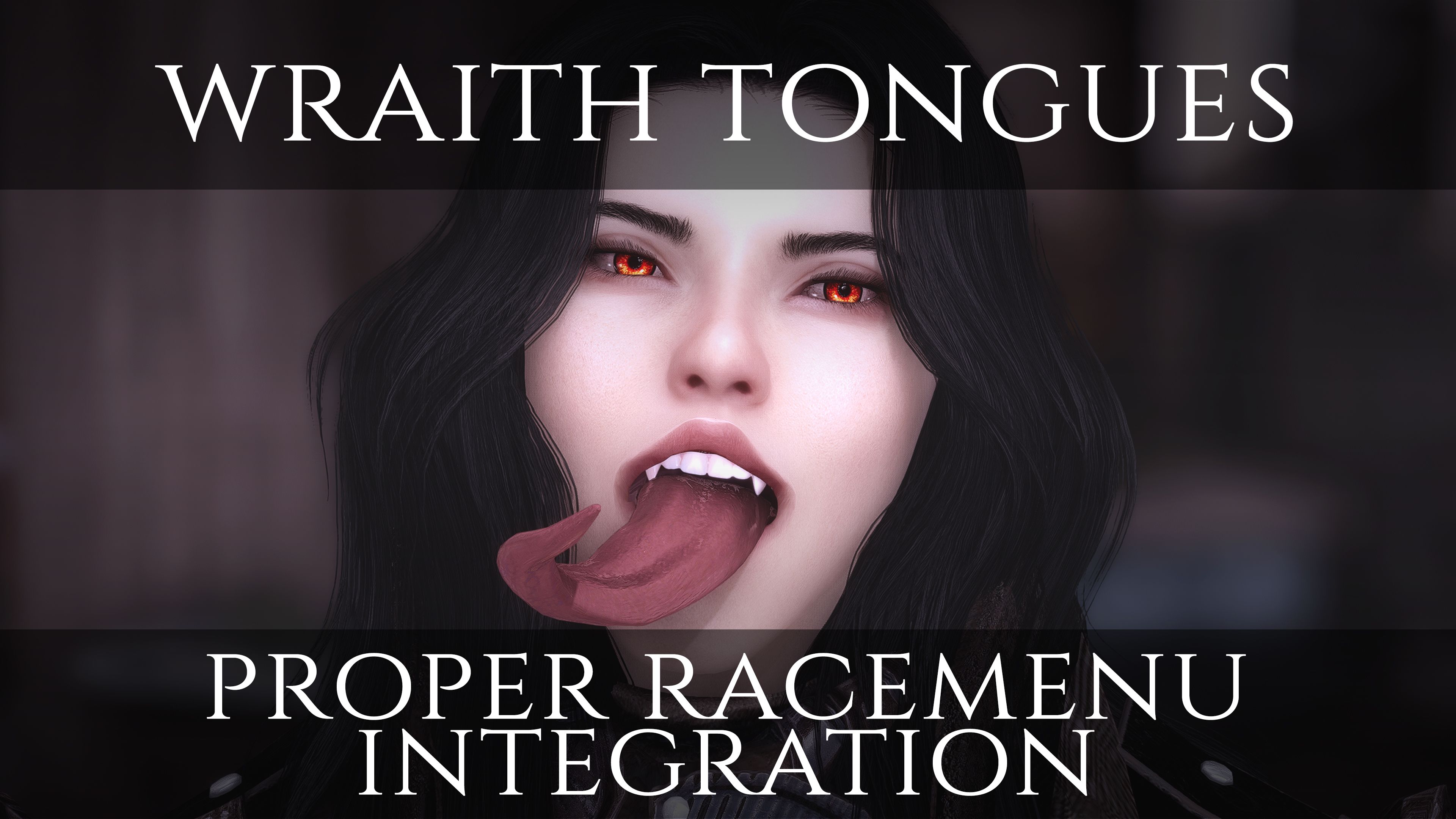 Wraith Tongues - Proper RaceMenu Integration mod for The Elder Scrolls V: Skyrim Special Edition