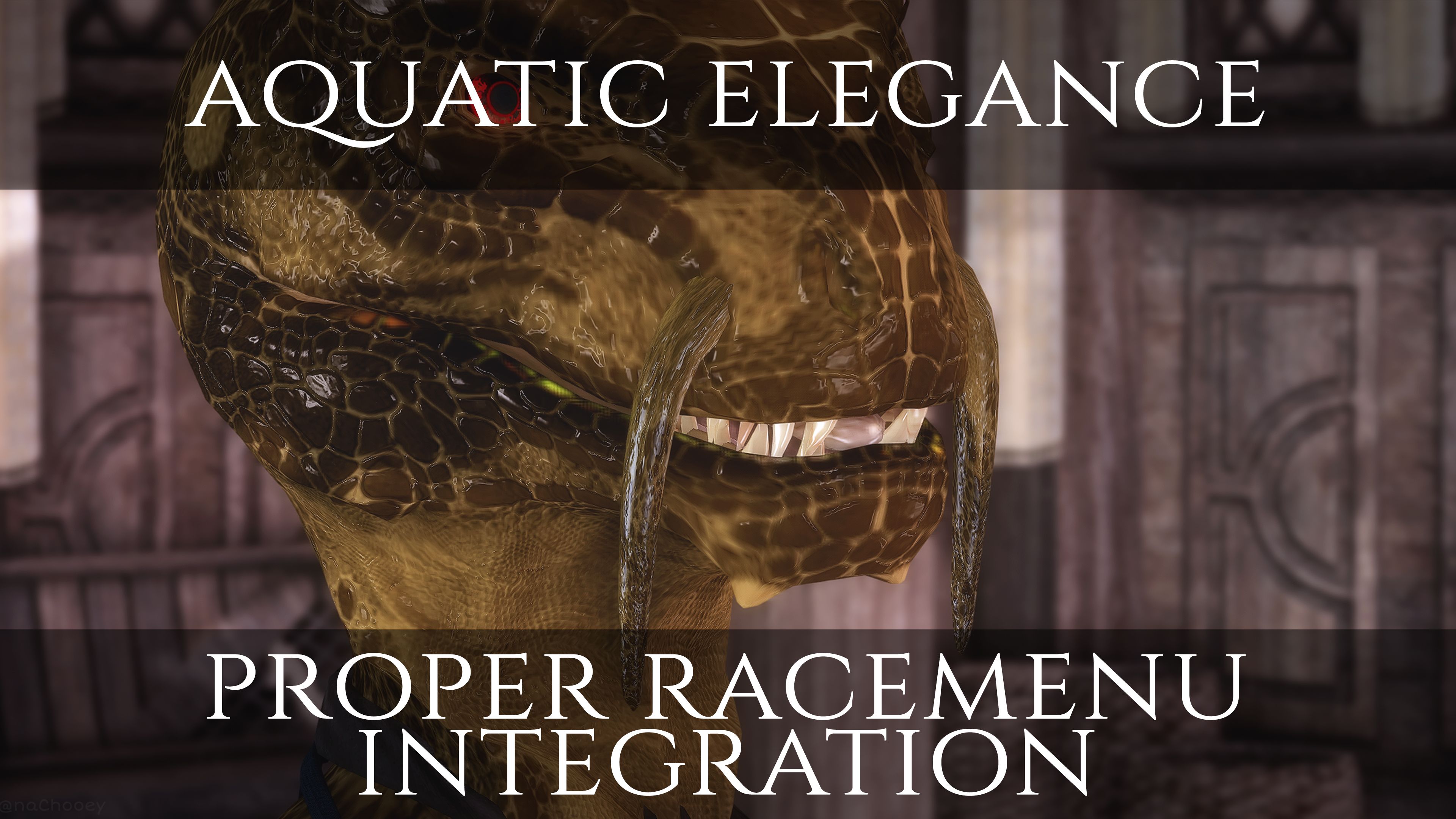 Aquatic Elegance - Argonian Koi Whiskers - Proper RaceMenu Integration mod for The Elder Scrolls V: Skyrim Special Edition