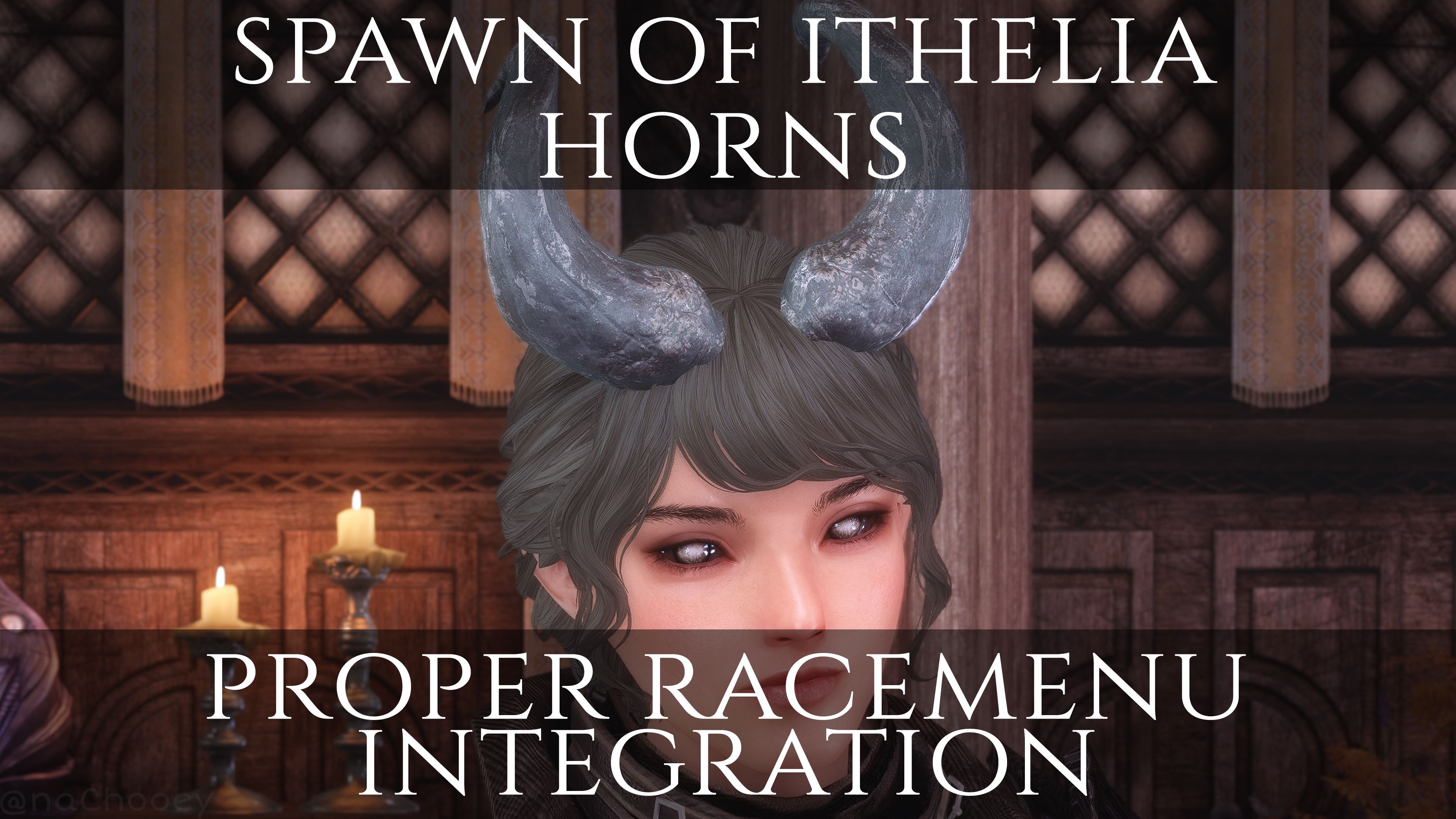 Spawn of Ithelia Horns - Proper RaceMenu Integration mod for The Elder Scrolls V: Skyrim Special Edition