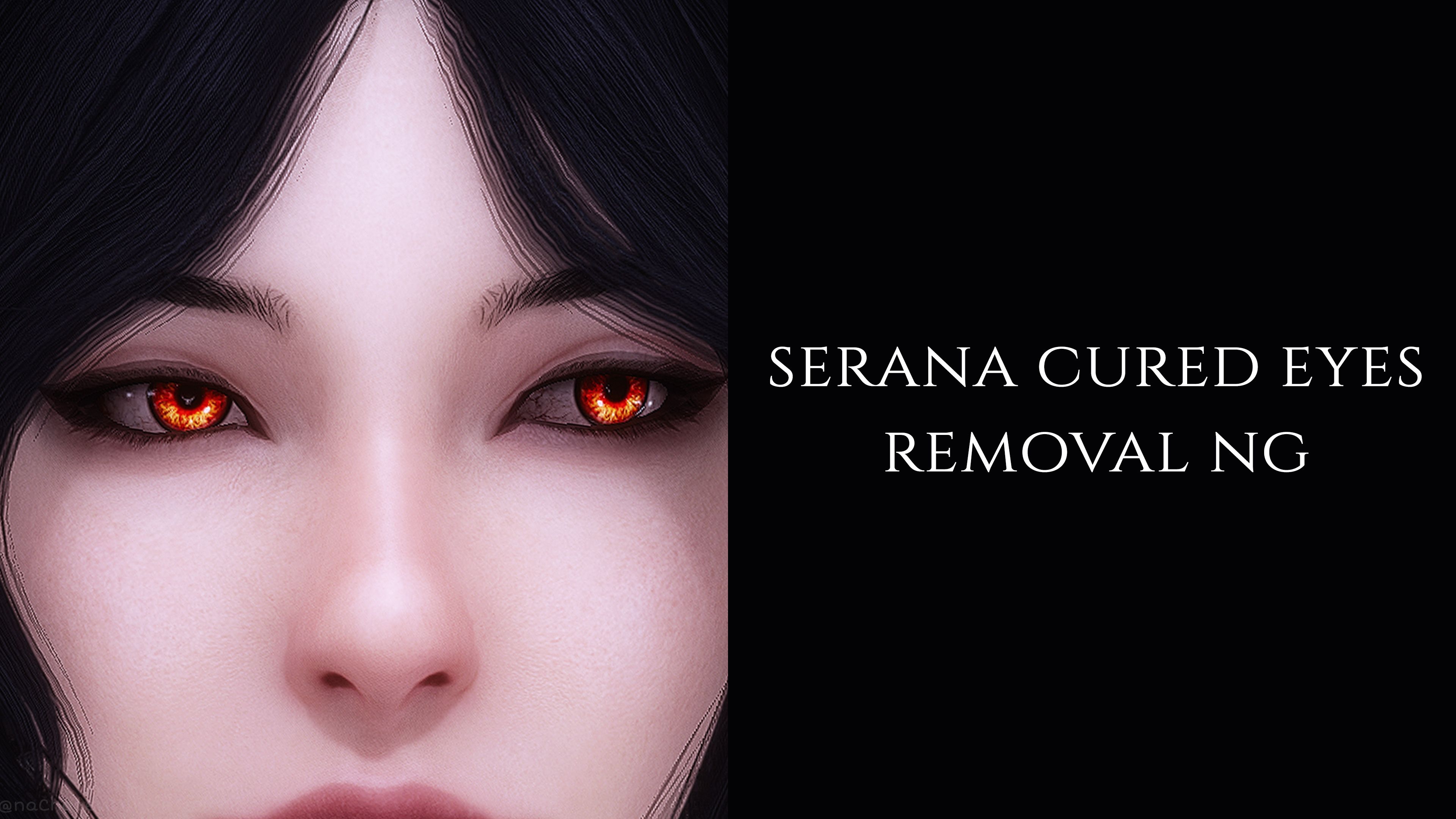 Serana Cured Eyes Removal NG mod for The Elder Scrolls V: Skyrim Special Edition