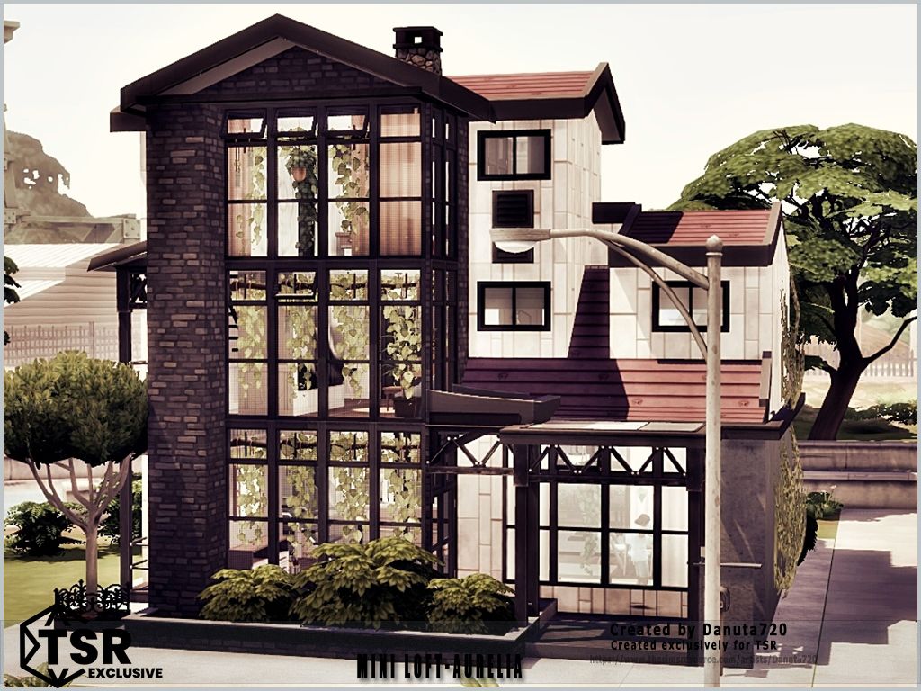 Mini Loft-Aurelia mod for The Sims 4 