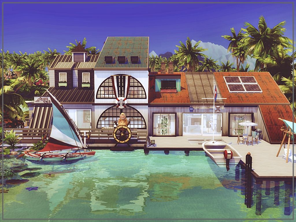 Fisherman's hut mod for The Sims 4 