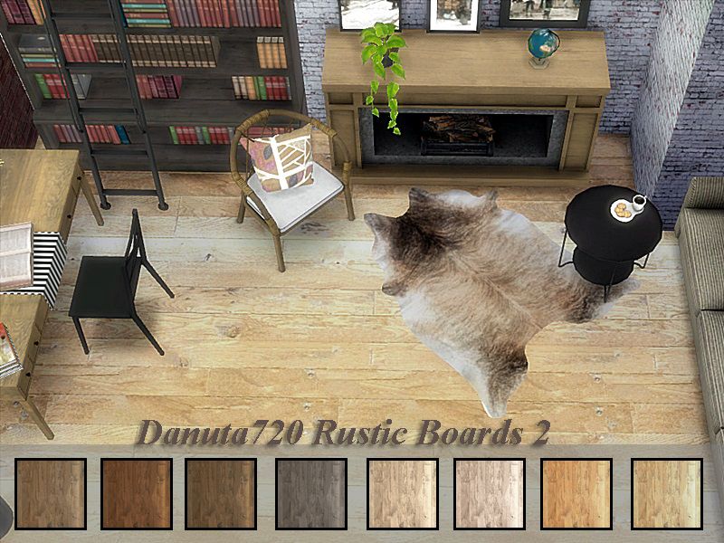 Rustic Boards 2 mod for The Sims 4 