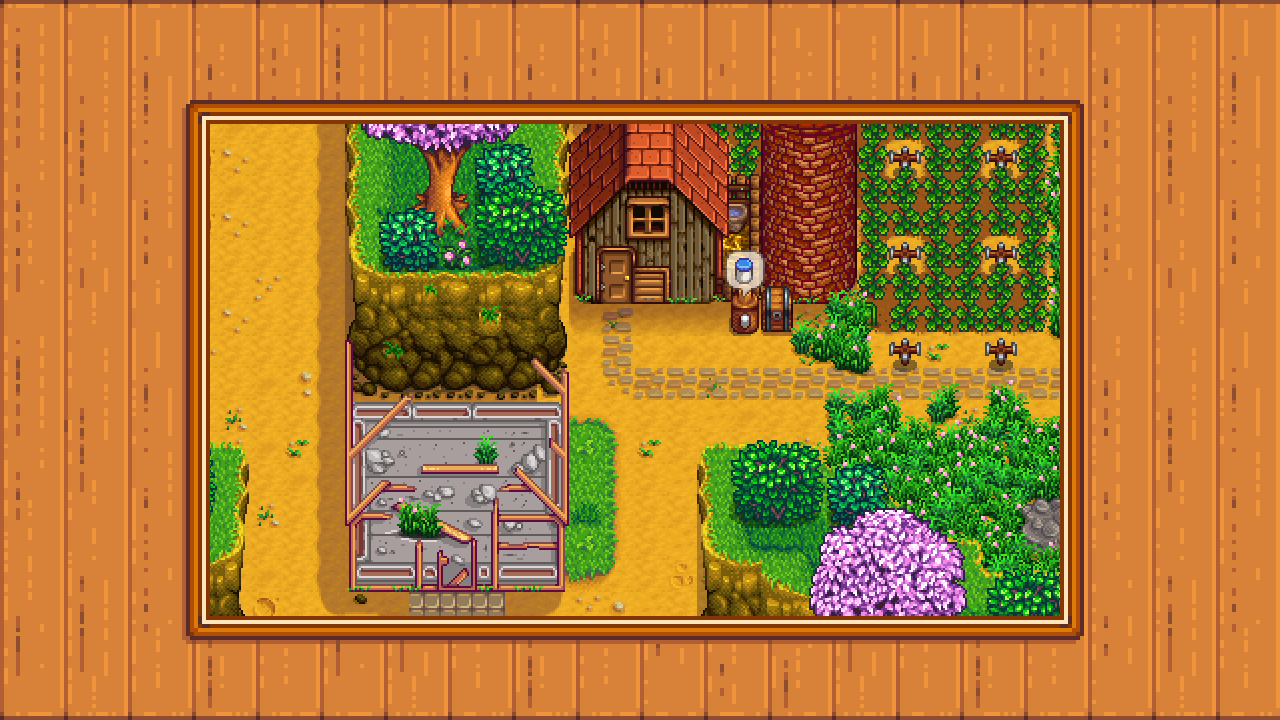 Elle's Seasonal Vanilla Buildings mod for Stardew Valley