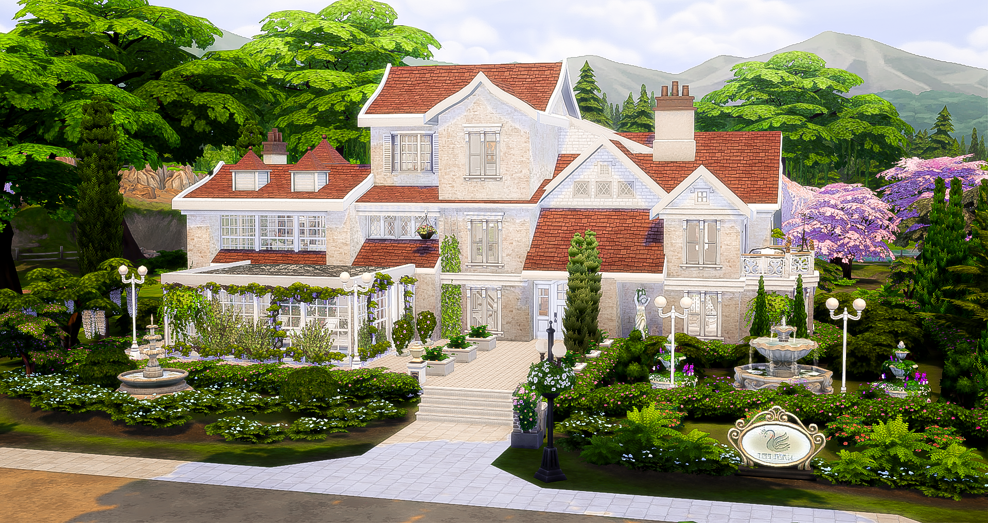 Magnolia-Summer Palace mod for The Sims 4 